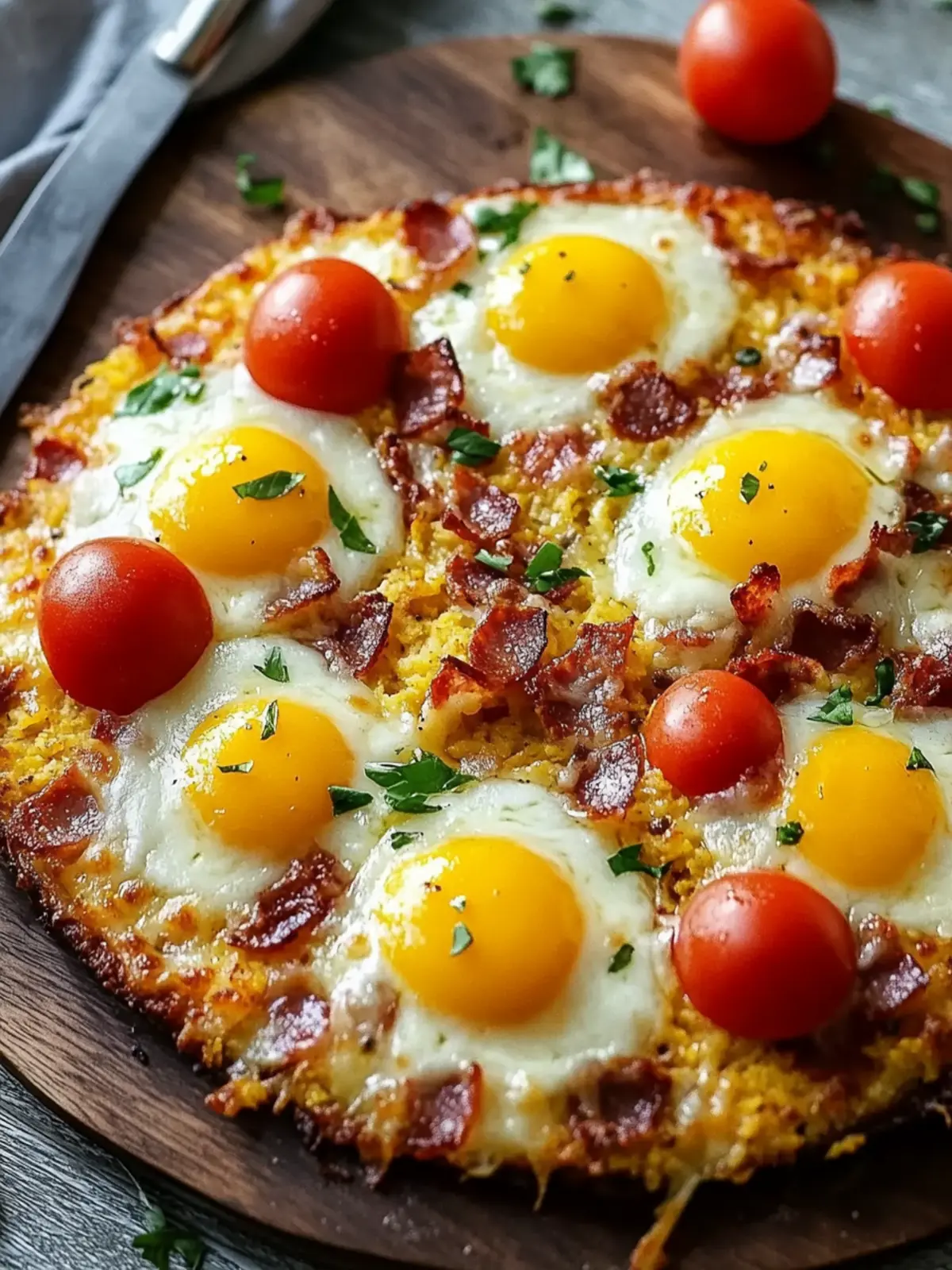 Savor Breakfast Pizza on a Crispy Hash Brown Crust Today 3 Breakfast Pizza Hash Brown Crust