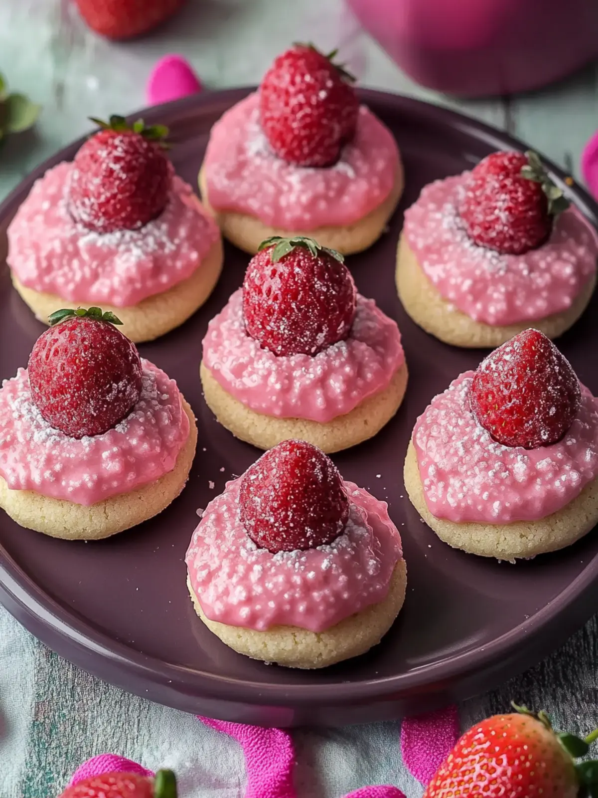 Easy Strawberry Kiss Cookies for Sweet Festive Moments 4 Easy Strawberry Kiss Cookies
