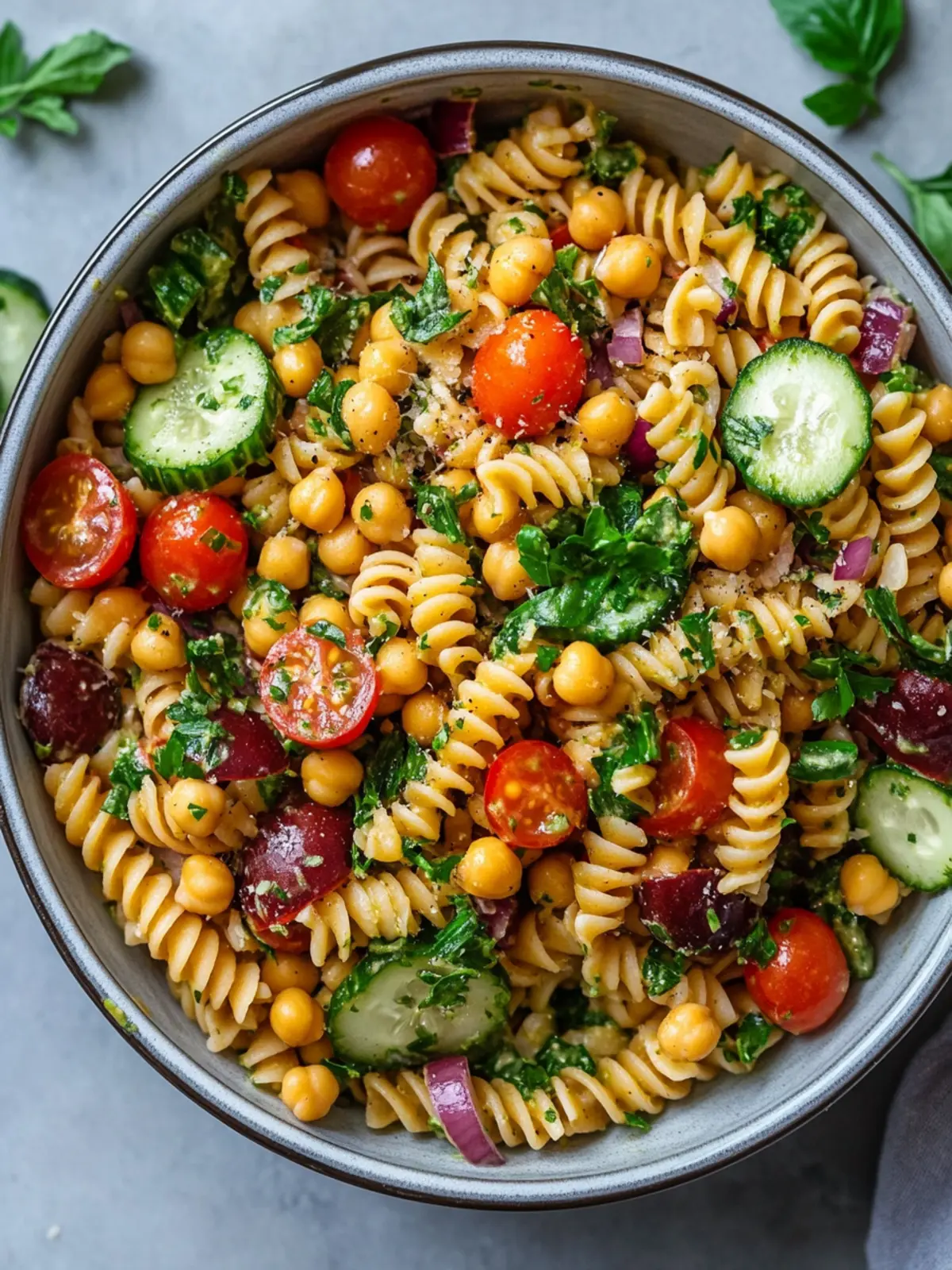 Chickpea Pasta Salad: A Flavorful Twist on a Classic Dish 5 Chickpea Pasta Salad