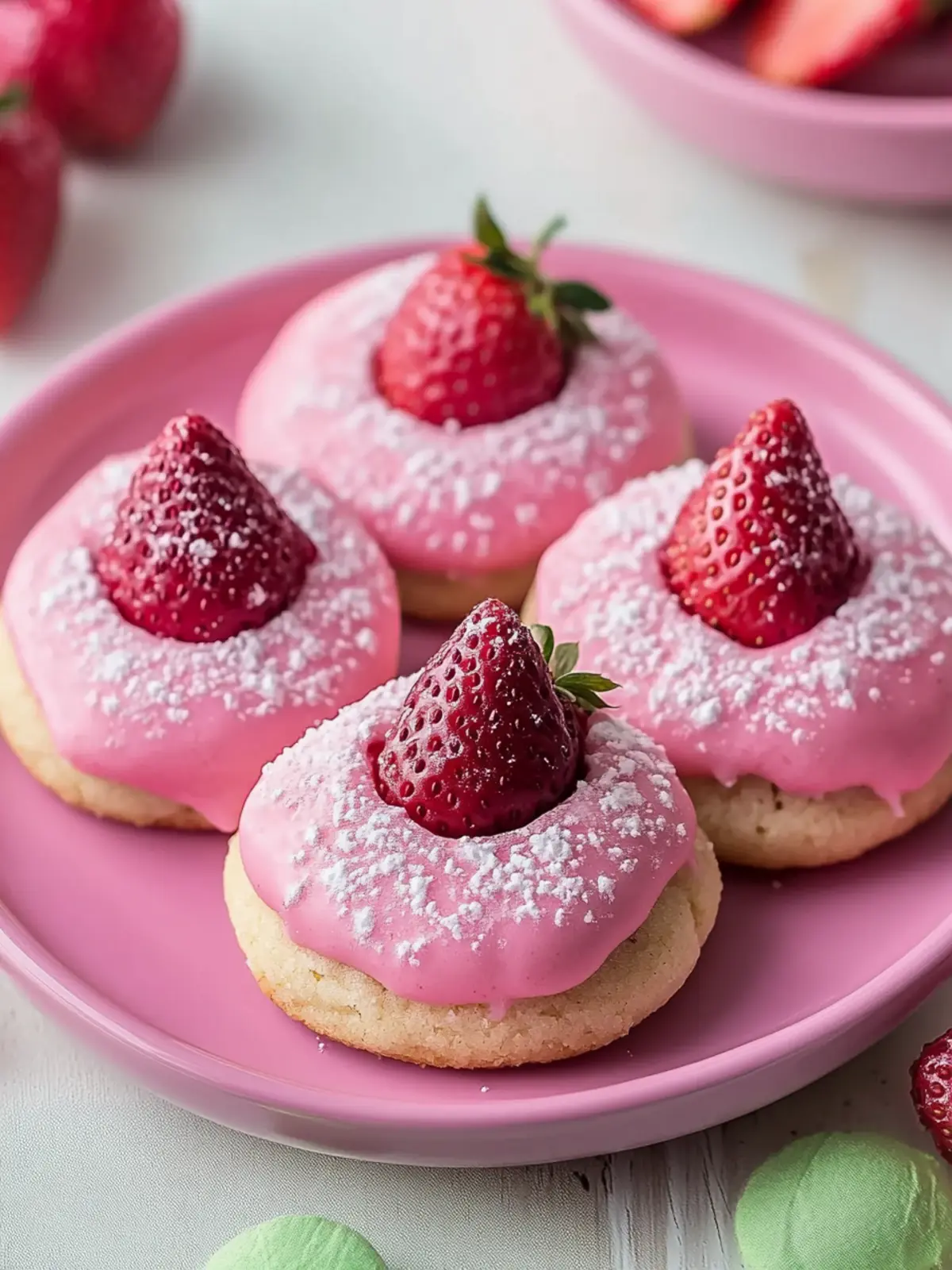 Easy Strawberry Kiss Cookies for Sweet Festive Moments 2 Easy Strawberry Kiss Cookies
