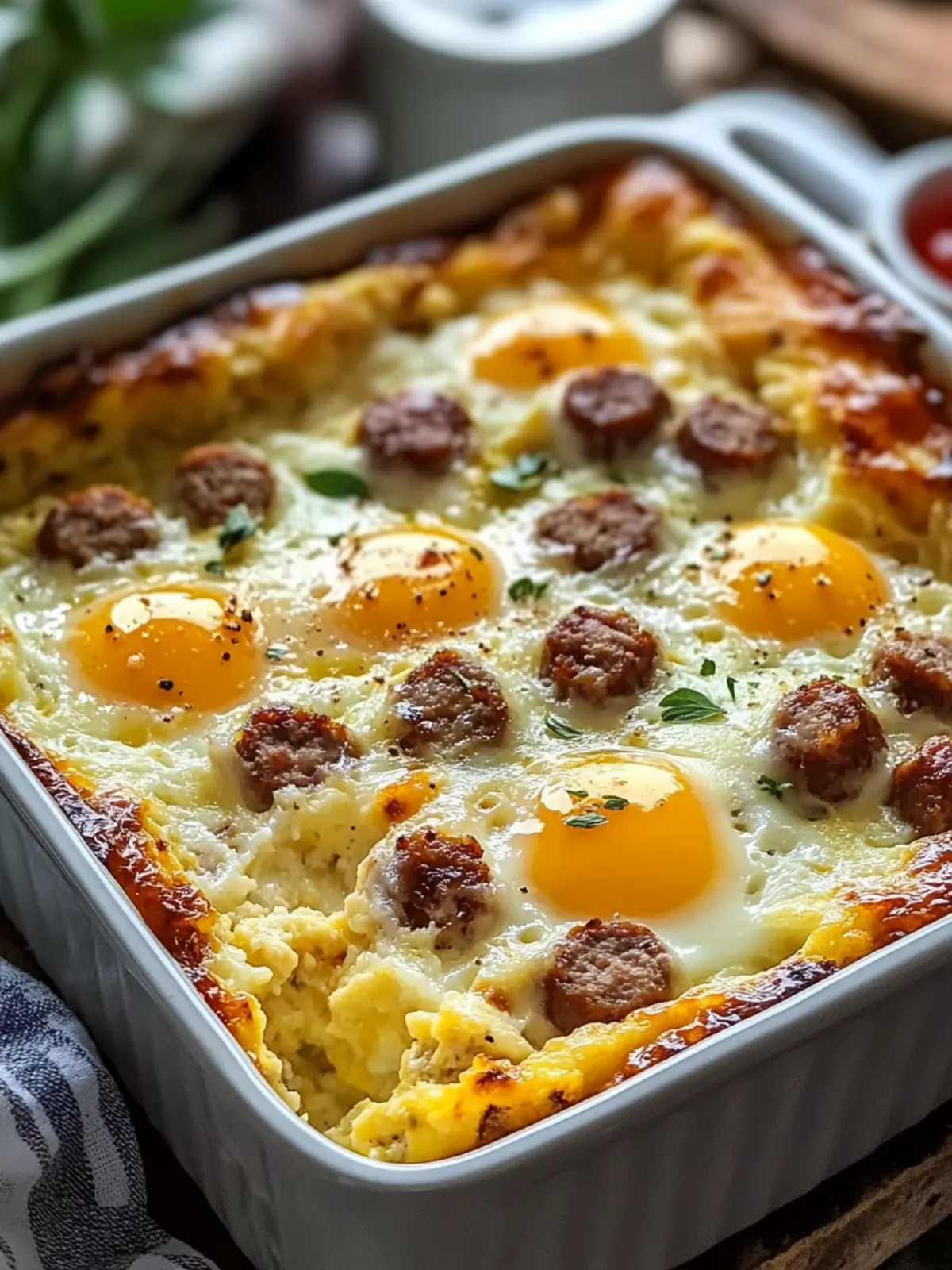 Cheesy Egg Bake Sausage: Your Ultimate Breakfast Comfort Dish 4 Cheesy Egg Bake Sausage
