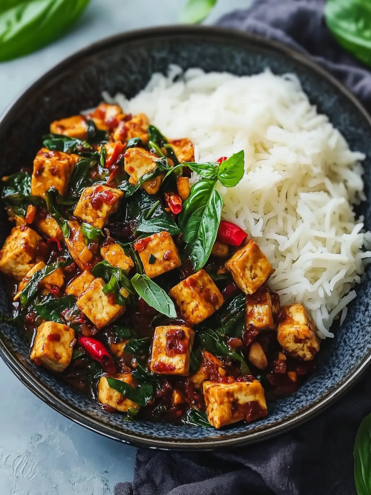 Savory Thai Basil Tofu: Your New Favorite High-Protein Dish 2 Thai Basil Tofu