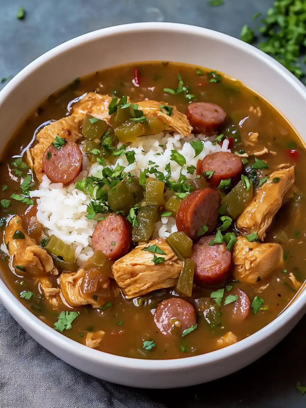 Hearty Chicken and Sausage Gumbo for Comfort Food Lovers 2 Chicken and Sausage Gumbo