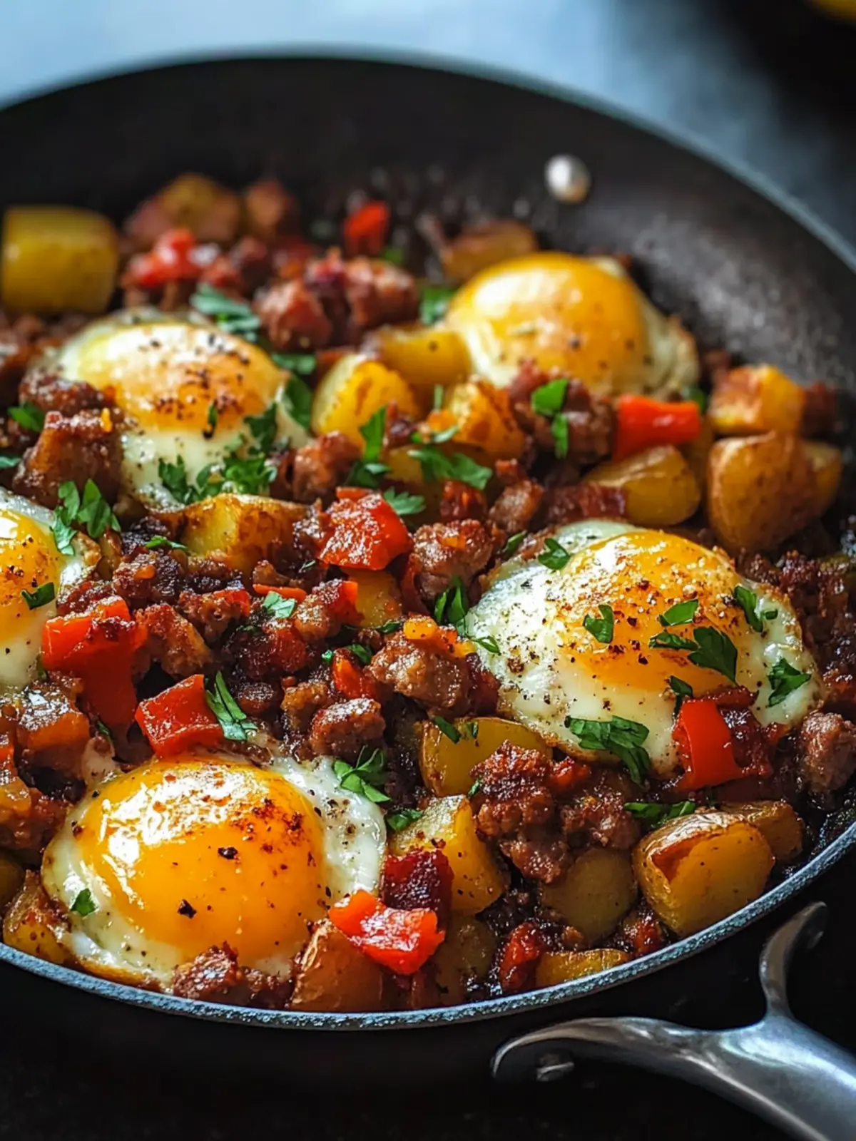 Satisfy Mornings with a Meat and Potatoes Breakfast Skillet 2 Meat and Potatoes Breakfast Skillet