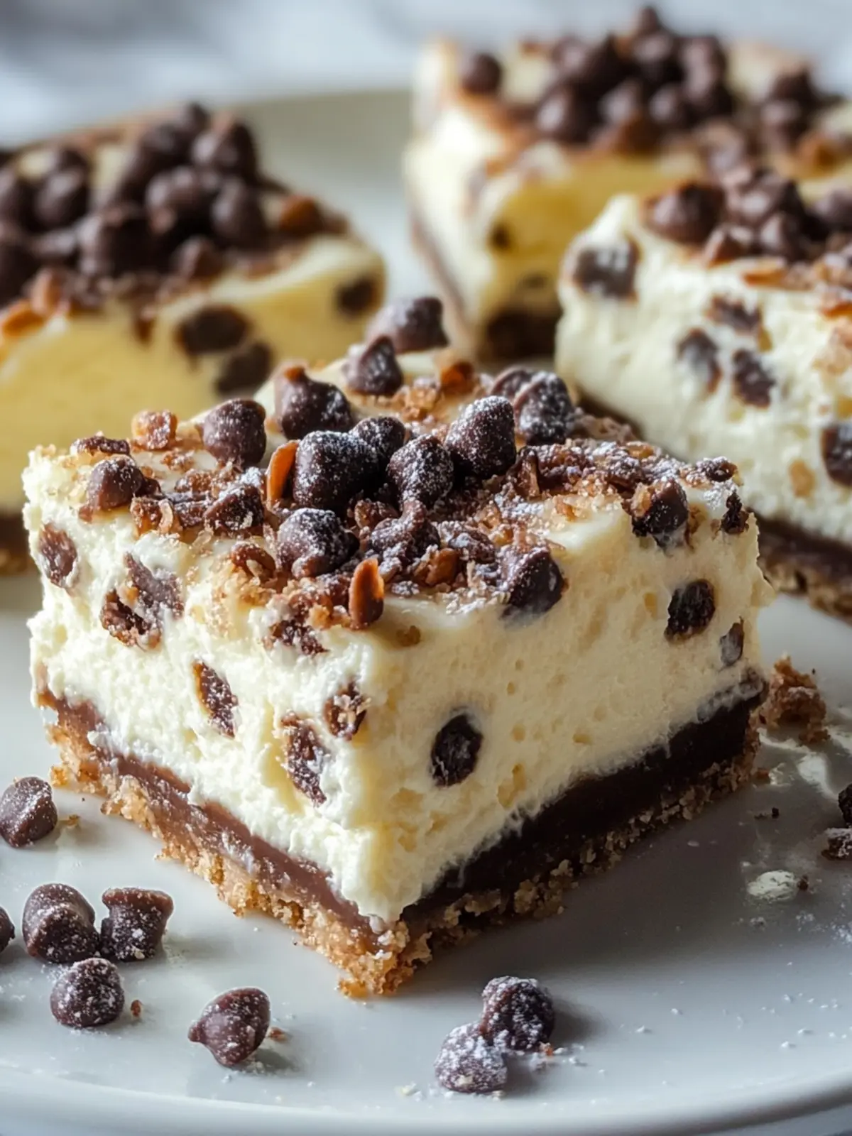 Creamy Cannoli Cheesecake Bars: A Sweet Twist to Savor 4 Cannoli Cheesecake Bars