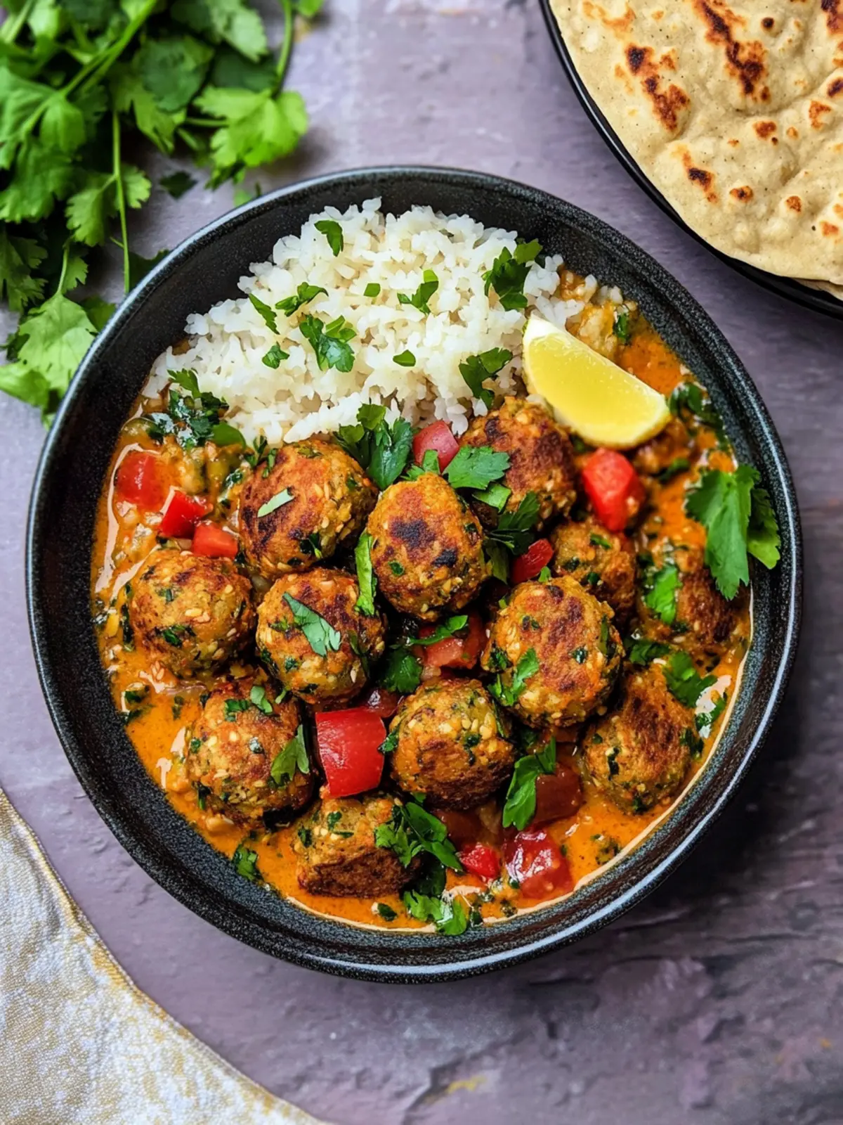 Savory Falafel Curry: A Cozy Vegan Delight for Dinner 2 Falafel Curry