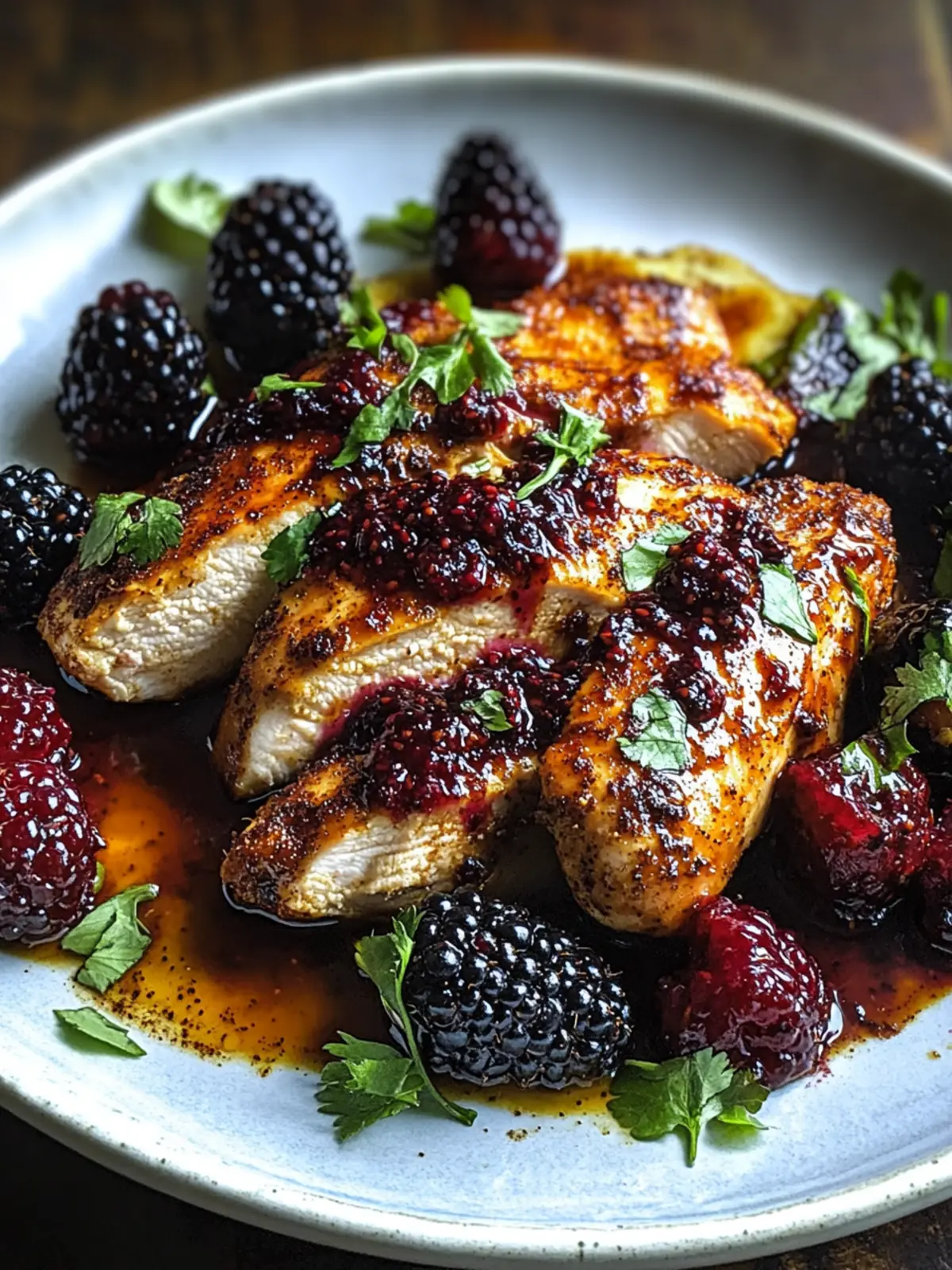 Smoky Paprika Chicken with Blackberry Jalapeño Melt: A Flavor Hero 4 Smoky Paprika Chicken with Blackberry Jalapeño Melt
