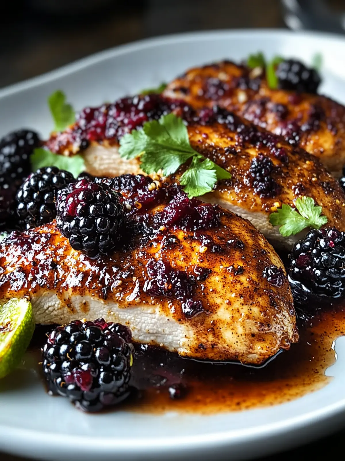 Smoky Paprika Chicken with Blackberry Jalapeño Melt: A Flavor Hero 2 Smoky Paprika Chicken with Blackberry Jalapeño Melt