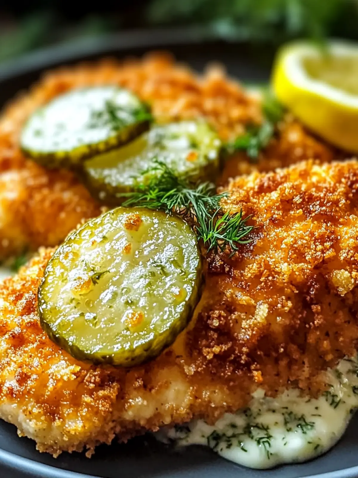 Crispy Dill Pickle Parmesan Chicken You'll Crave Every Week 3 Crispy Dill Pickle Parmesan Chicken