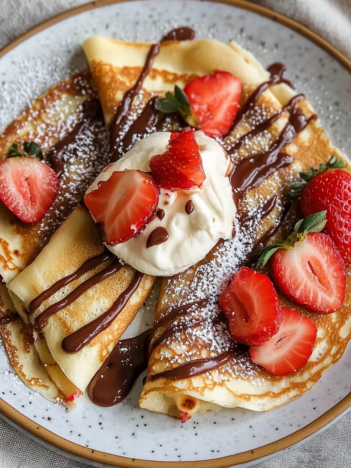 Delightful Authentic French Nutella Strawberry Crepes Recipe 2 Authentic French Nutella Strawberry Crepes