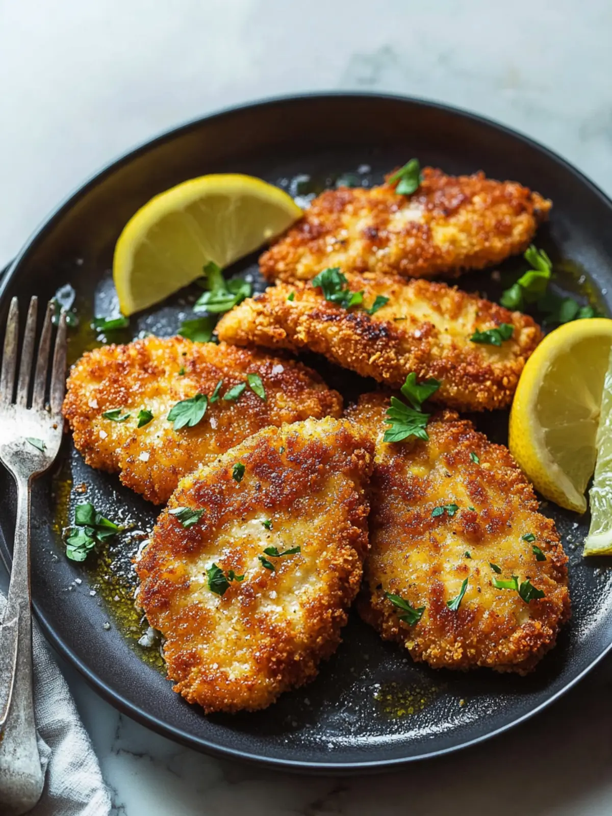 Crispy Breaded Chicken Cutlets in 30 Minutes or Less 3 Crispy Breaded Chicken Cutlets