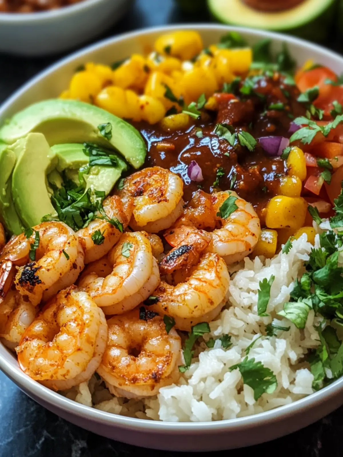 Delicious Shrimp Burrito Bowl with Chipotle Sauce in Minutes 4 Shrimp Burrito Bowl with Chipotle Sauce