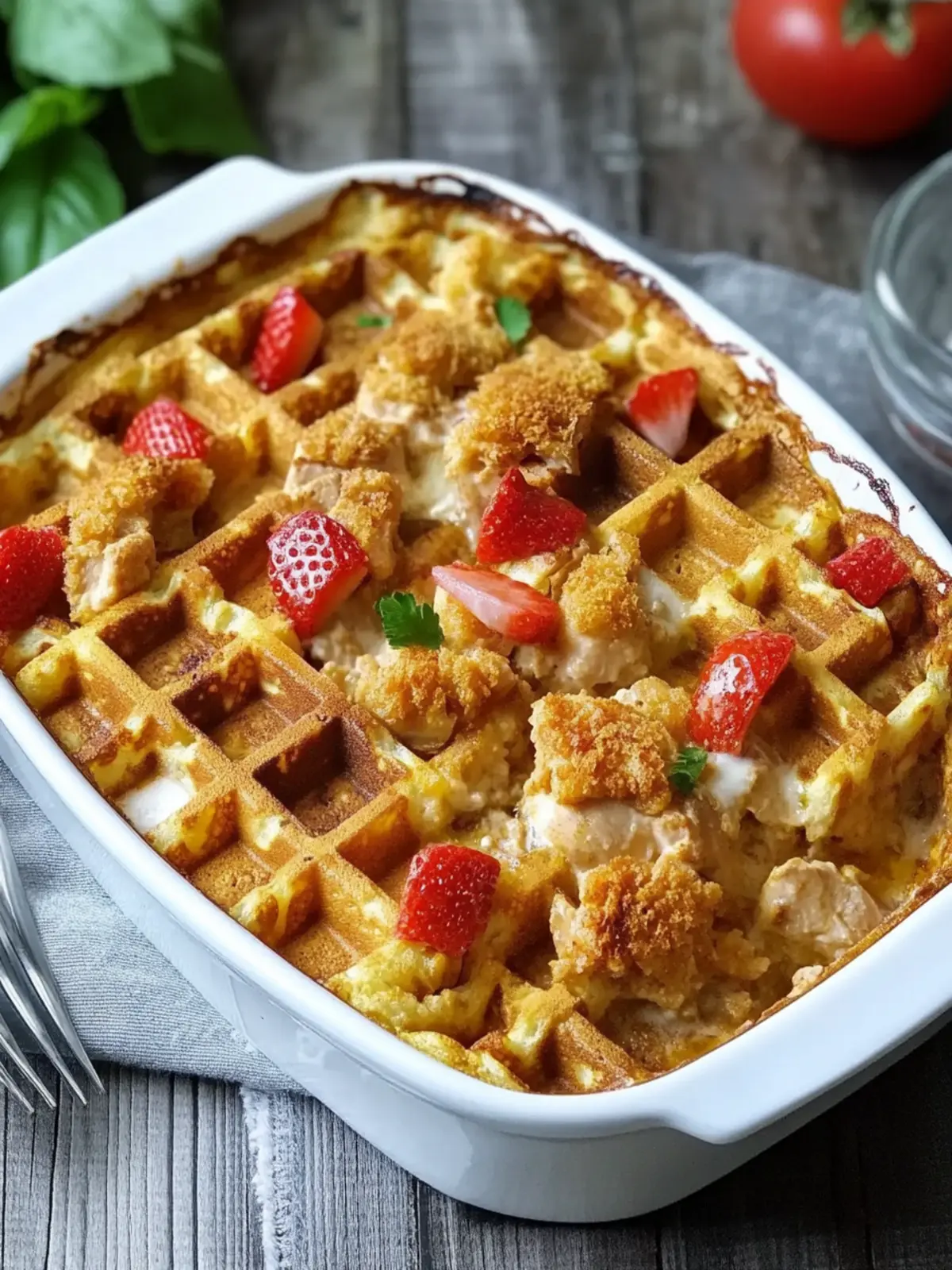 Savory Chicken and Waffle Casserole for Cozy Family Nights 5 Chicken and Waffle Casserole