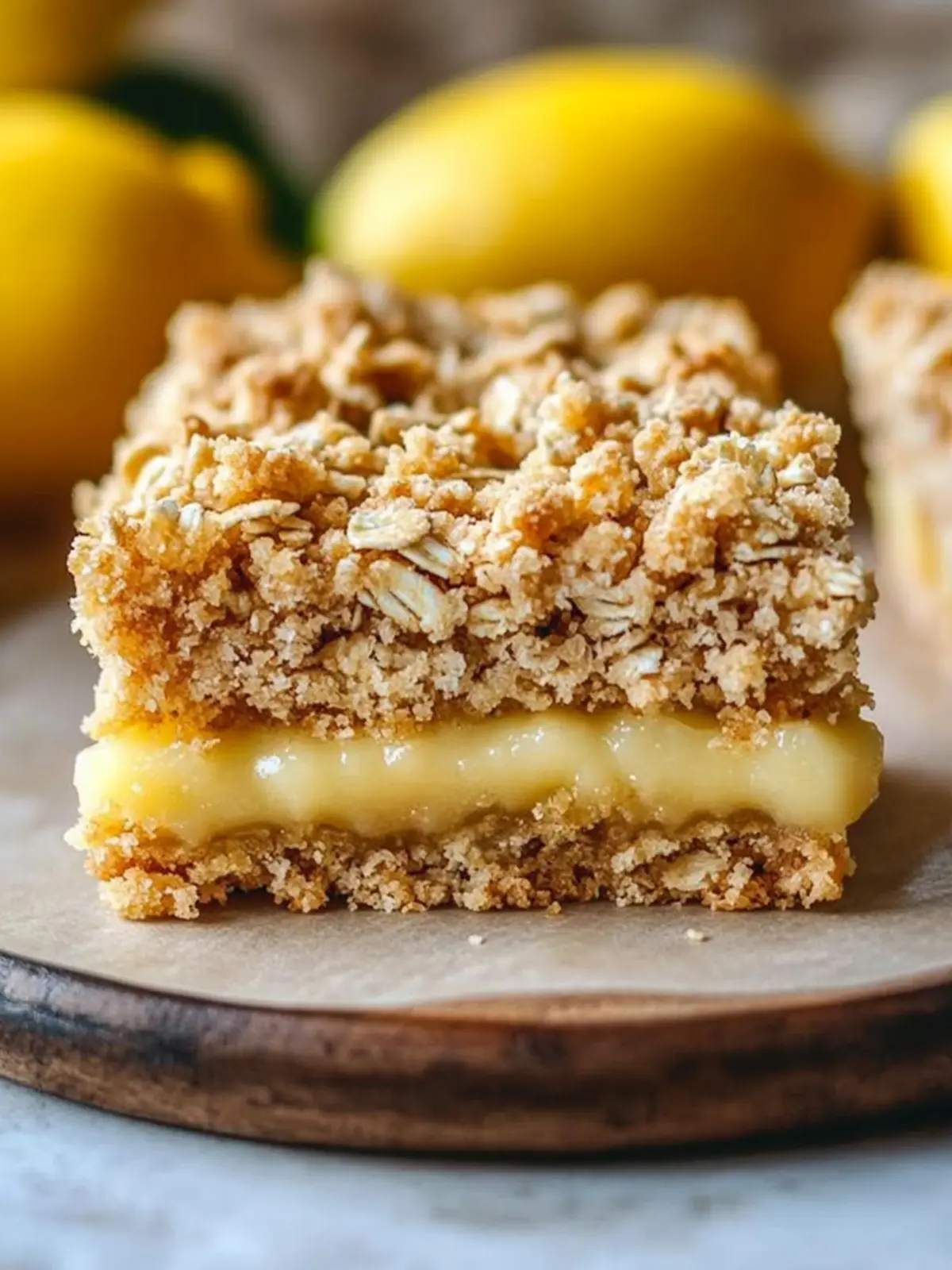 Lemon Oatmeal Crumble Bars: Tangy Treats for Sweet Moments 2 Lemon Oatmeal Crumble Bars