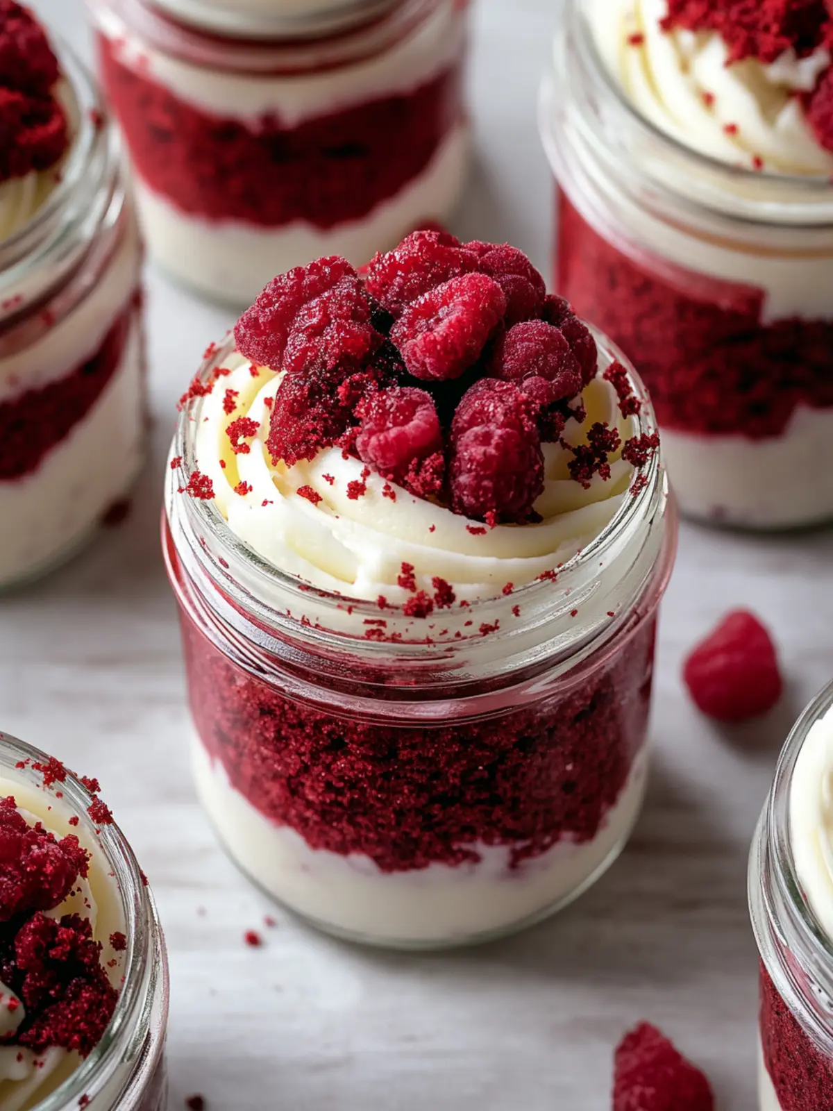 Delightful Red Velvet Jar Cake: Easy, Elegant, and Customizable 5 Red Velvet Jar Cake