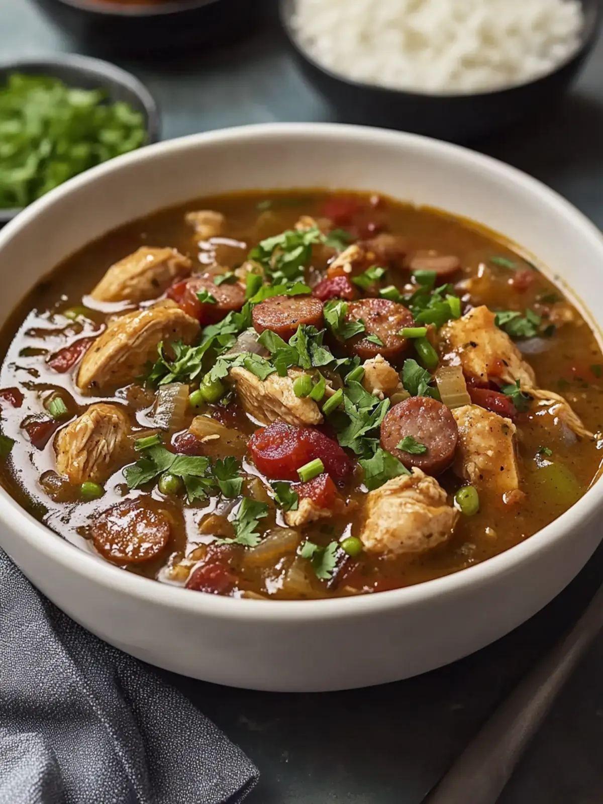 Hearty Chicken and Sausage Gumbo for Comfort Food Lovers 4 Chicken and Sausage Gumbo