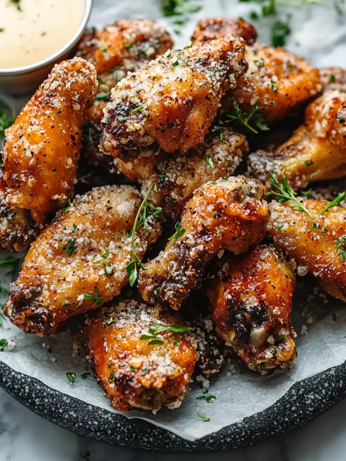 Easy Garlic Parmesan Wings: Irresistibly Crispy Delight