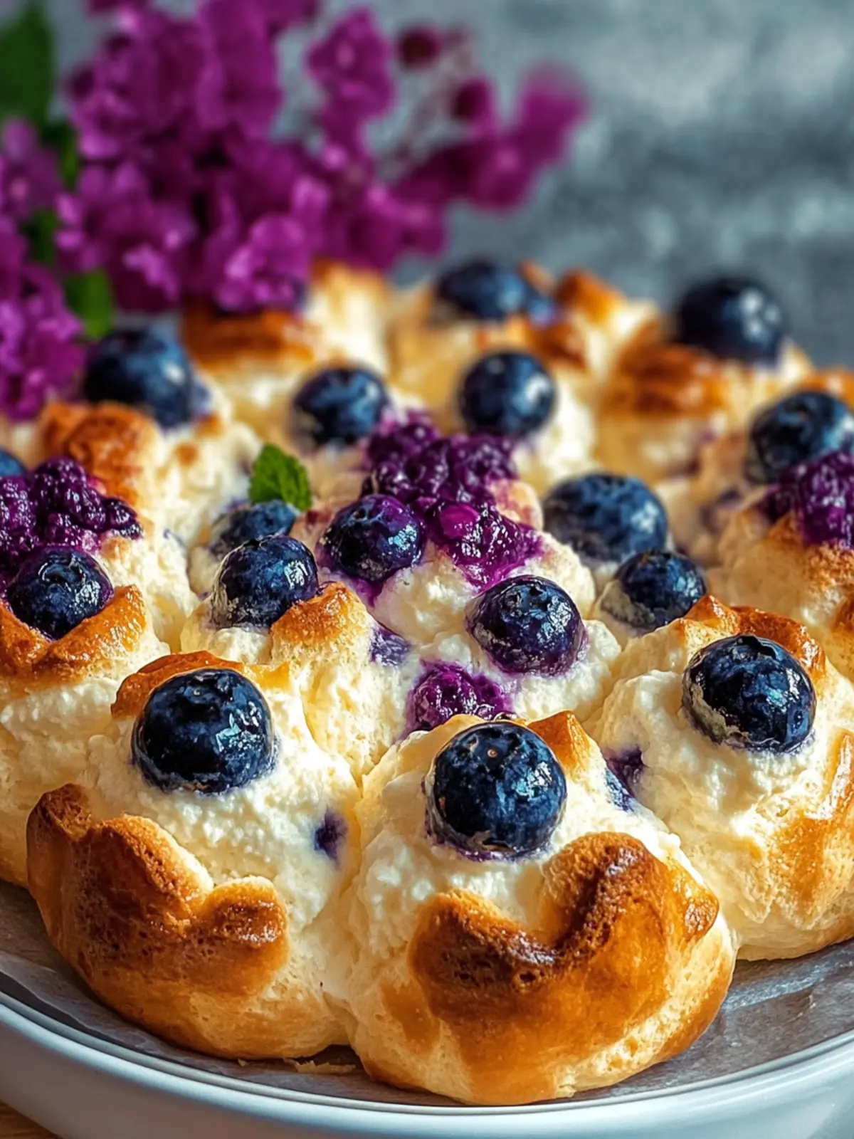 Fluffy Cottage Cheese Blueberry Cloud Bread for Guilt-Free Mornings 5 Fluffy Cottage Cheese Blueberry Cloud Bread