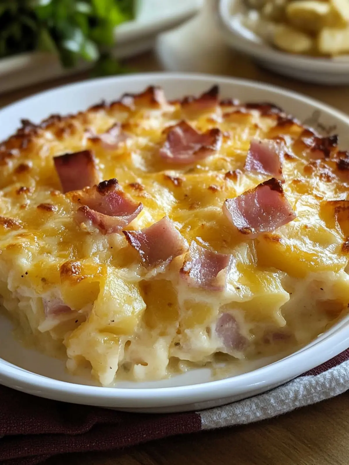 Amazing 1 Cheesy Scalloped Potatoes and Ham Casserole Delight 4 Amazing 1 cheesy scalloped potatoes and ham