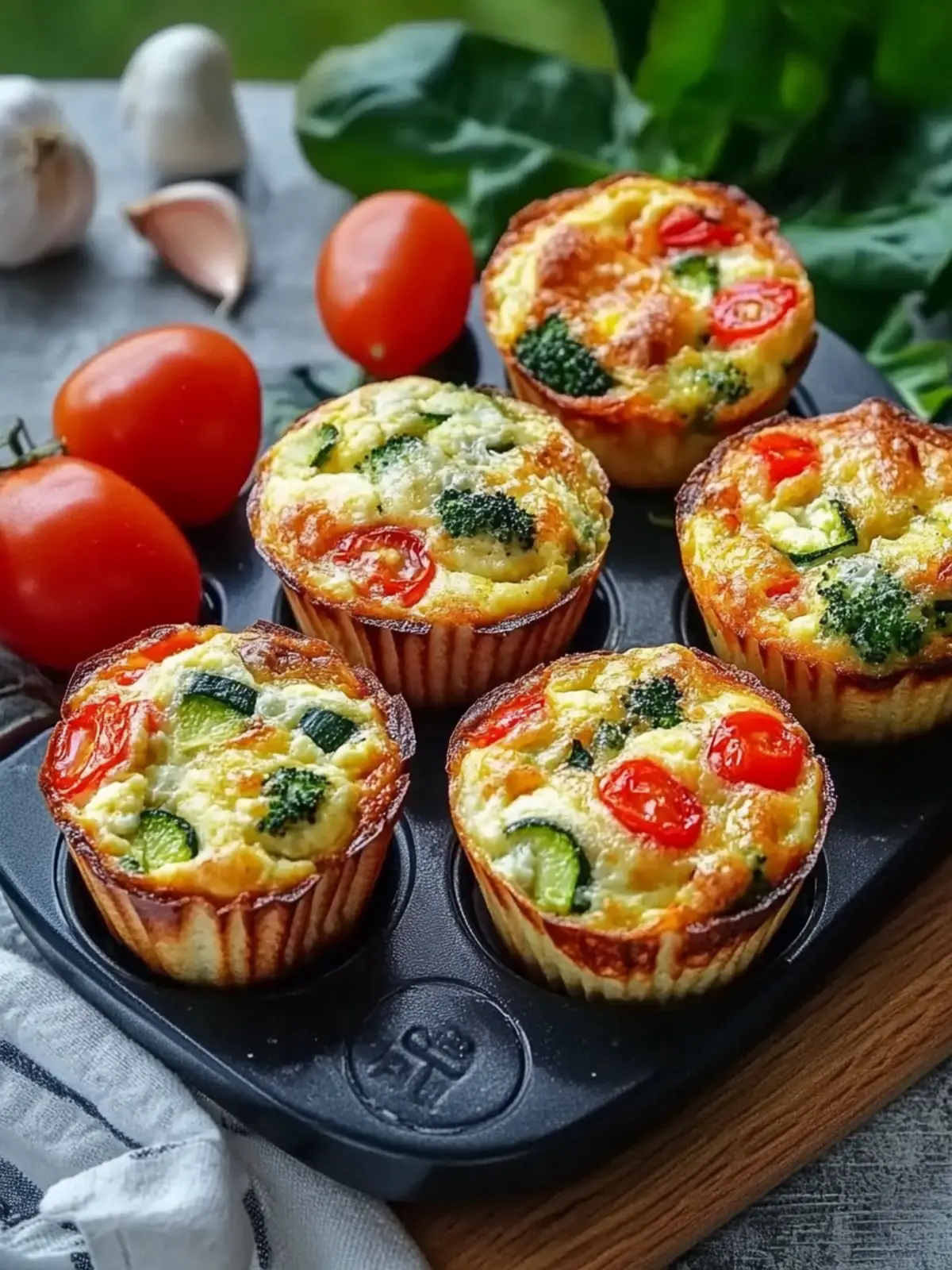 Delicious Egg White Muffins with Veggies for Busy Mornings 3 Egg White Muffins with Veggies