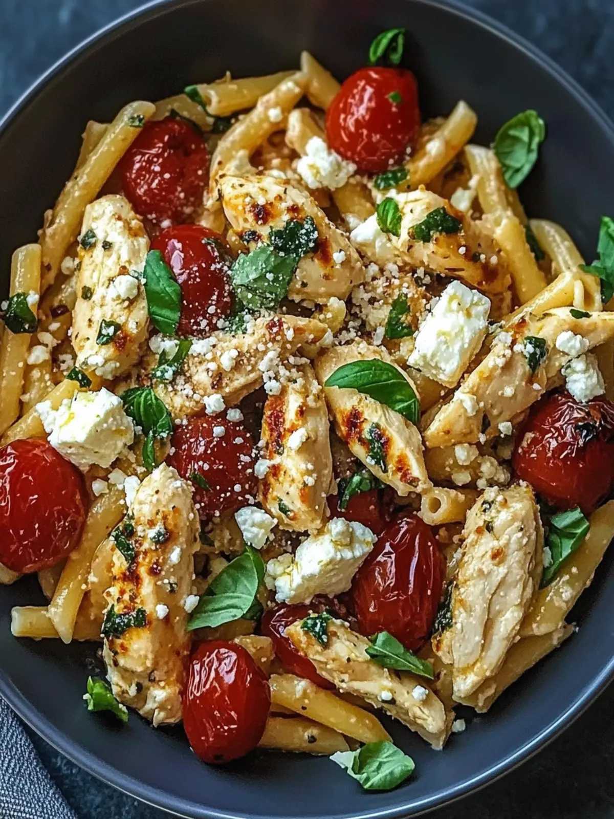 Chicken Feta Greek Pasta: Quick, Healthy Mediterranean Delight 3 Chicken Feta Greek Pasta
