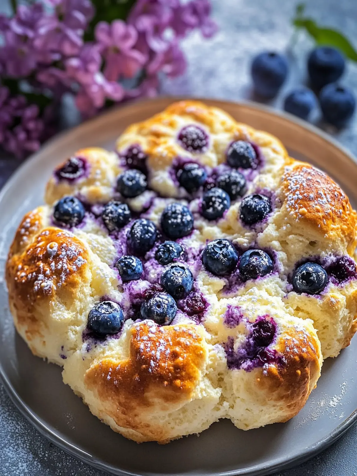 Fluffy Cottage Cheese Blueberry Cloud Bread for Guilt-Free Mornings 2 Fluffy Cottage Cheese Blueberry Cloud Bread