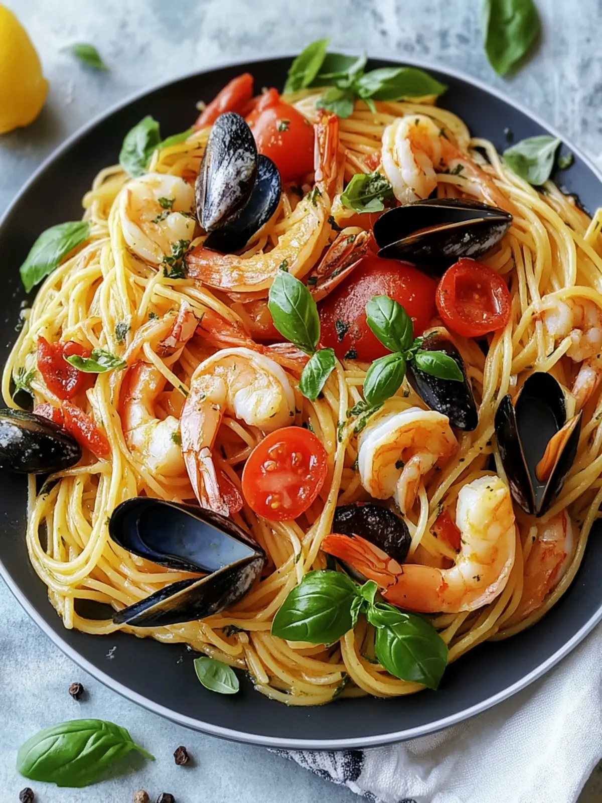 Frutti di Mare Seafood Spaghetti Ready in 30 Minutes 5 Frutti di Mare – Seafood Spaghetti