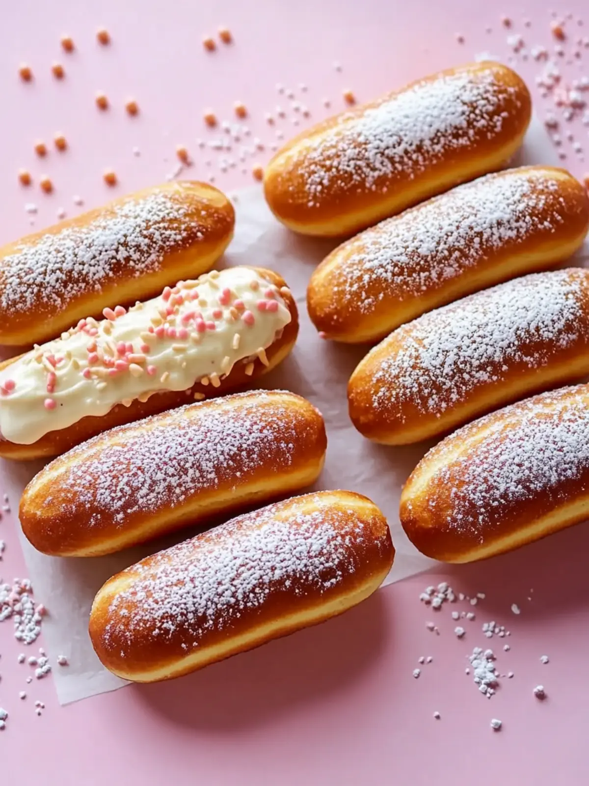 Long Donuts with Chocolate Cream: Easy Recipe for Home Bakers 3 Long Donuts with Chocolate Cream