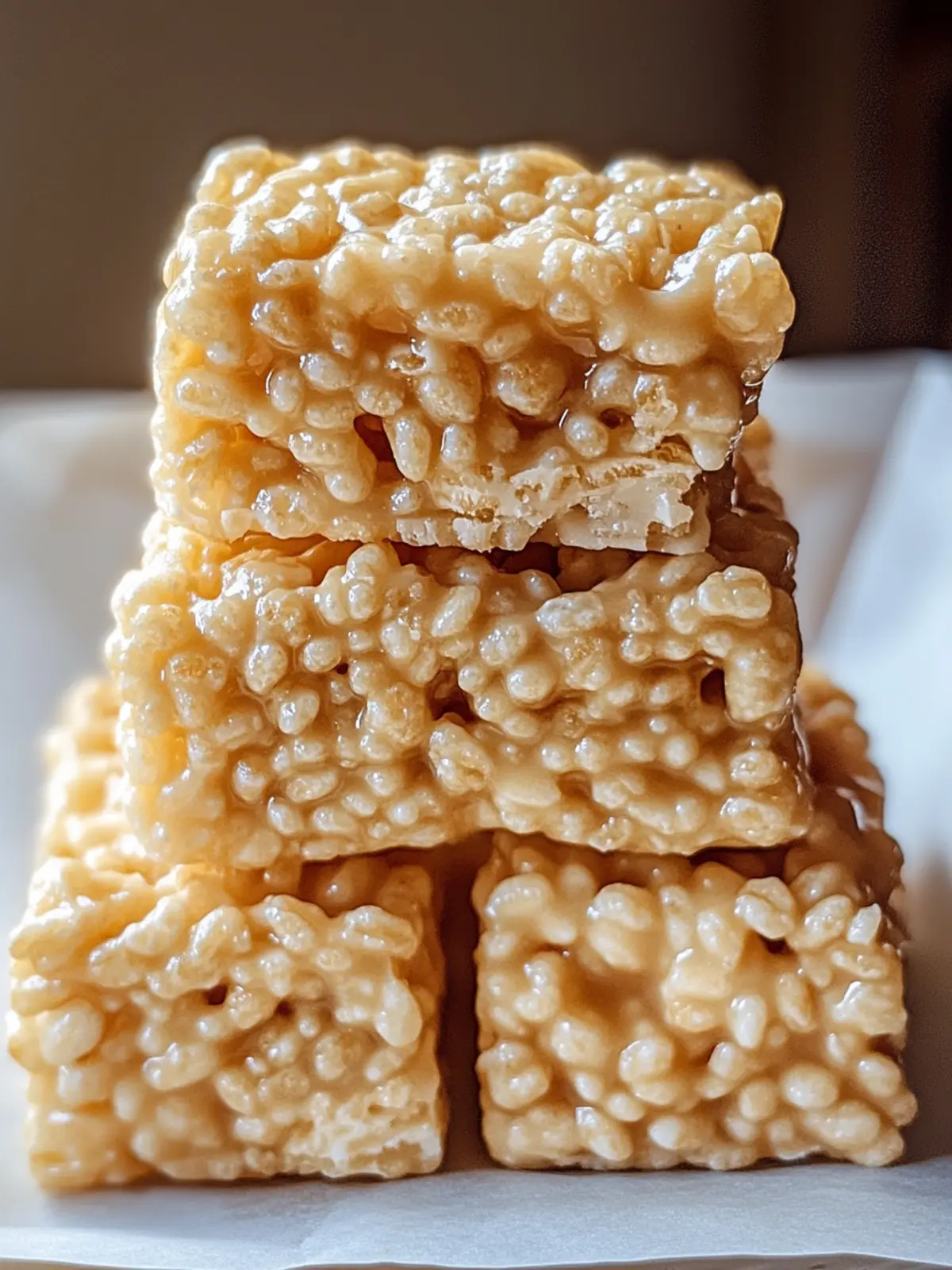 Gourmet Caramelized White Chocolate Rice Crispy Treats Delight 2 Caramelized White Chocolate Rice Crispy Treats