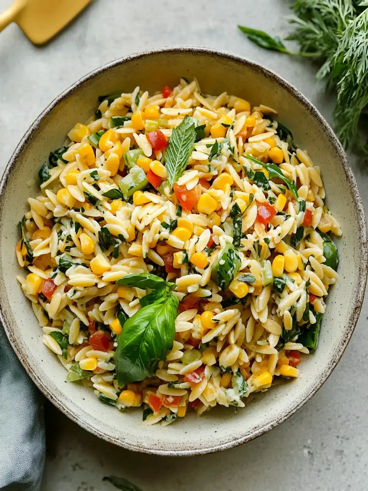 Corn Orzo Salad: Your Go-To Fresh Summer Side Dish 4 Corn Orzo Salad