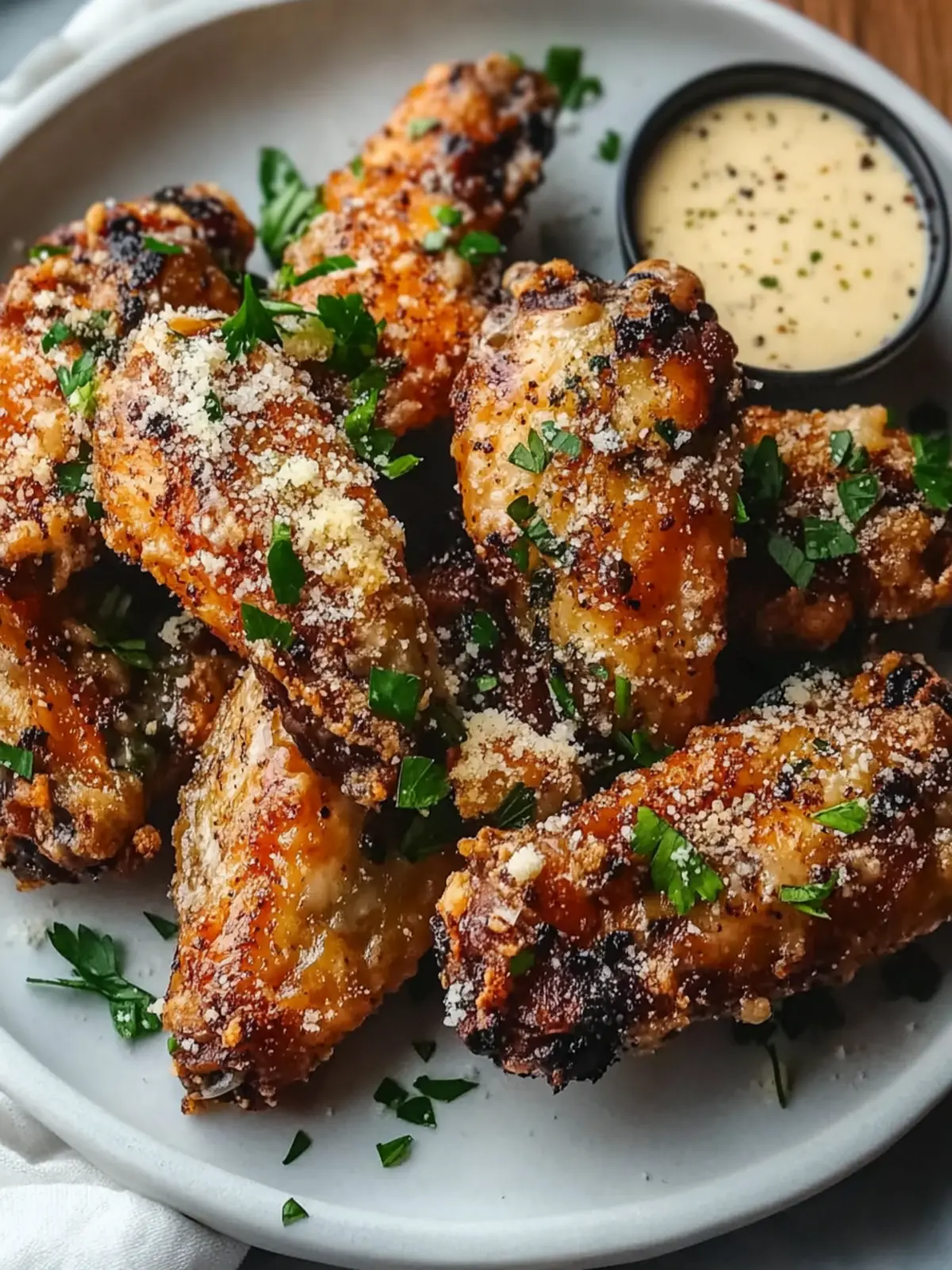 Crispy Garlic Parmesan Wings for Unforgettable Game Nights 4 Garlic Parmesan Wings