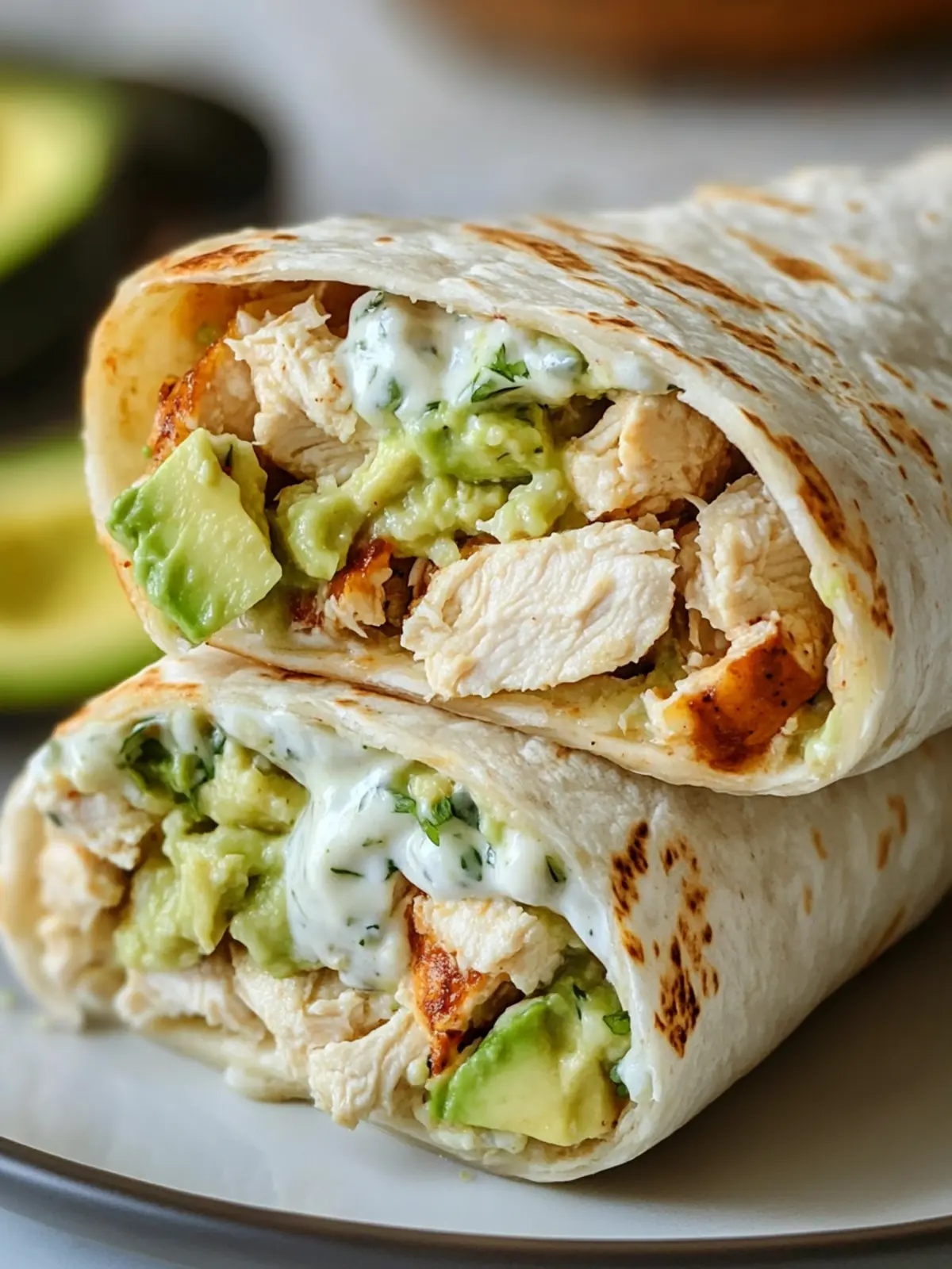 Savor Flavorful Chicken Avocado Ranch Burritos in Minutes 5 Chicken Avocado Ranch Burritos