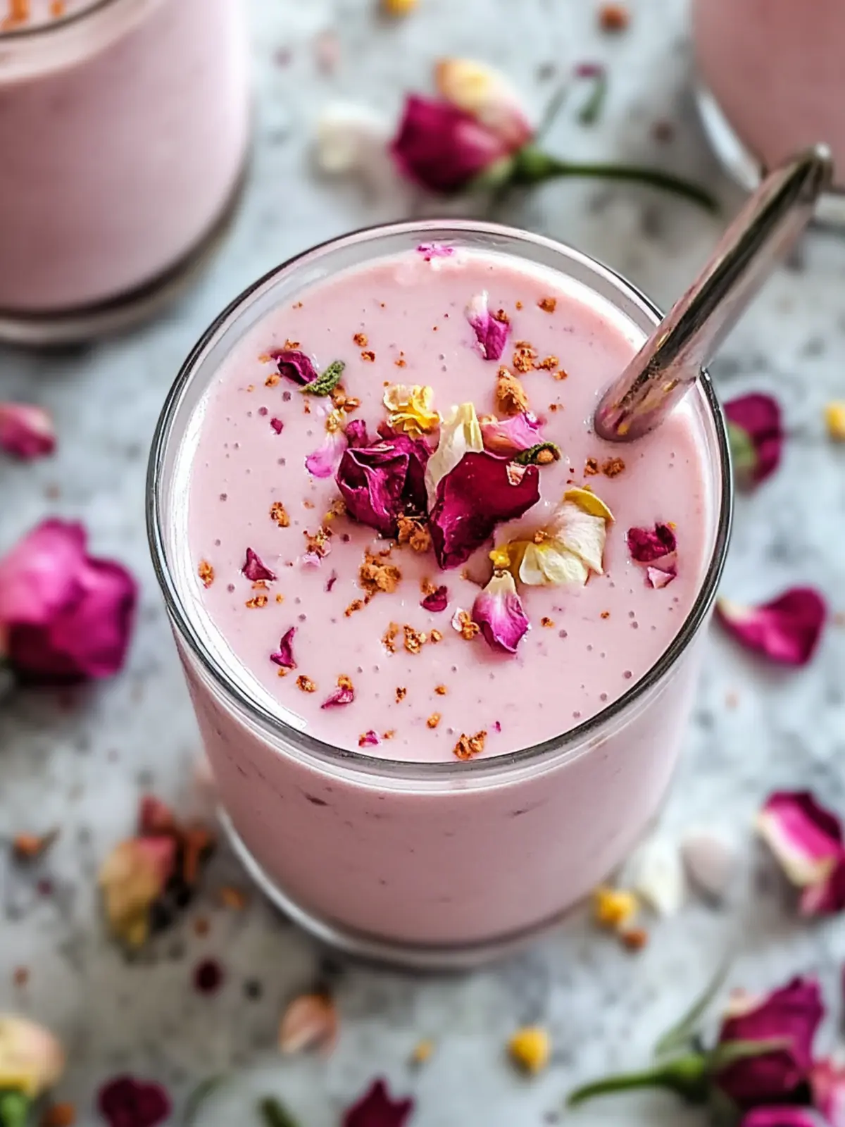 Delicious Creamy Rose Lassi: Your New Favorite Summer Sip 3 Creamy Rose Lassi