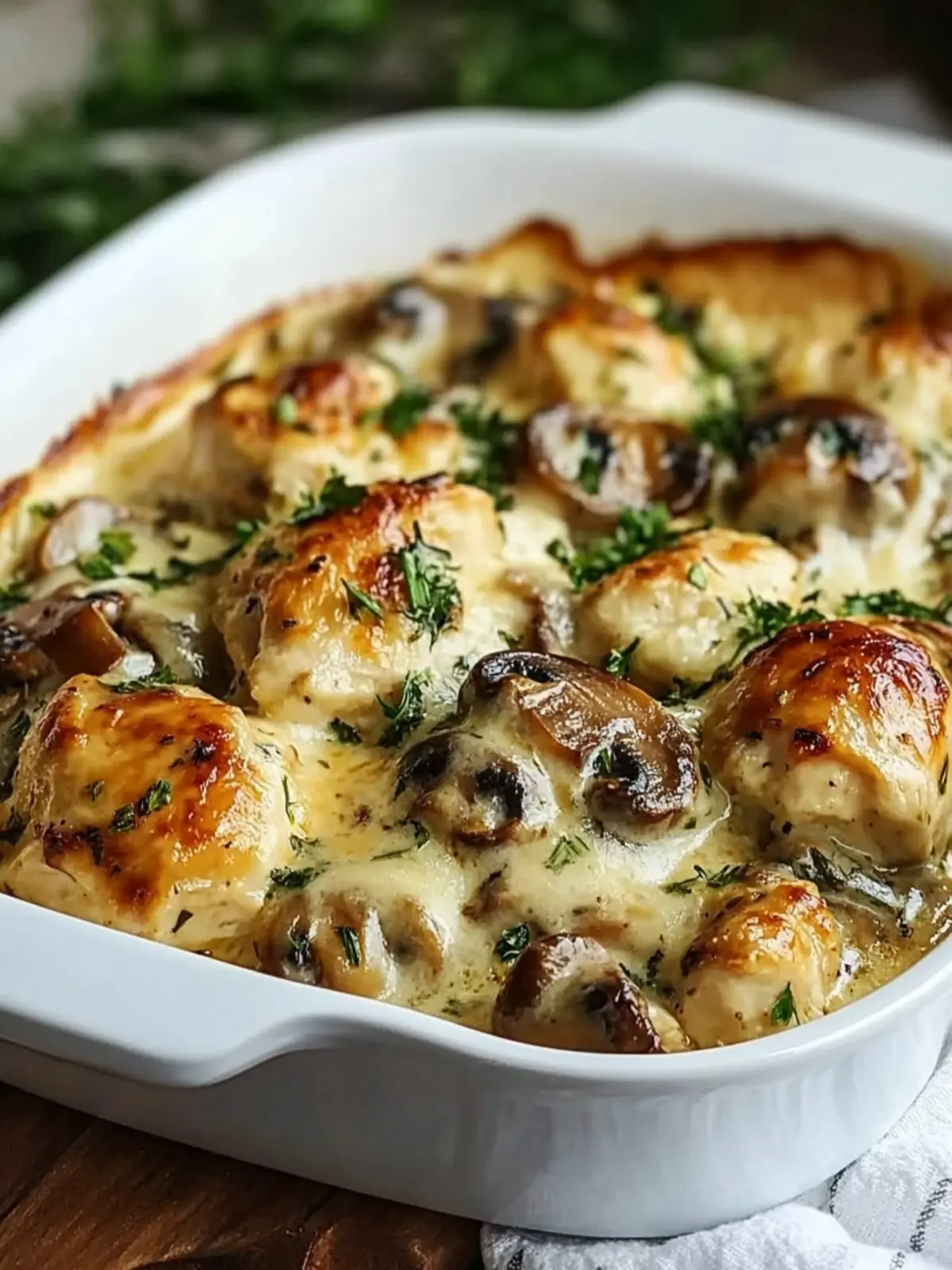 Keto Garlic Mushroom Chicken Casserole for Comfort Food Lovers 5 Keto Garlic Mushroom Chicken Casserole