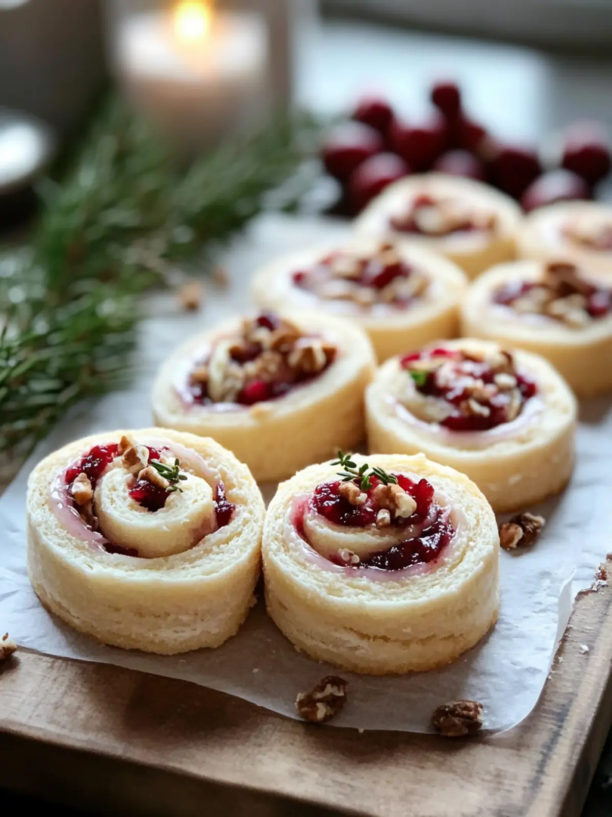 Cranberry Pinwheels: Quick Appetizer for Effortless Entertaining 5 Cranberry PinWheels