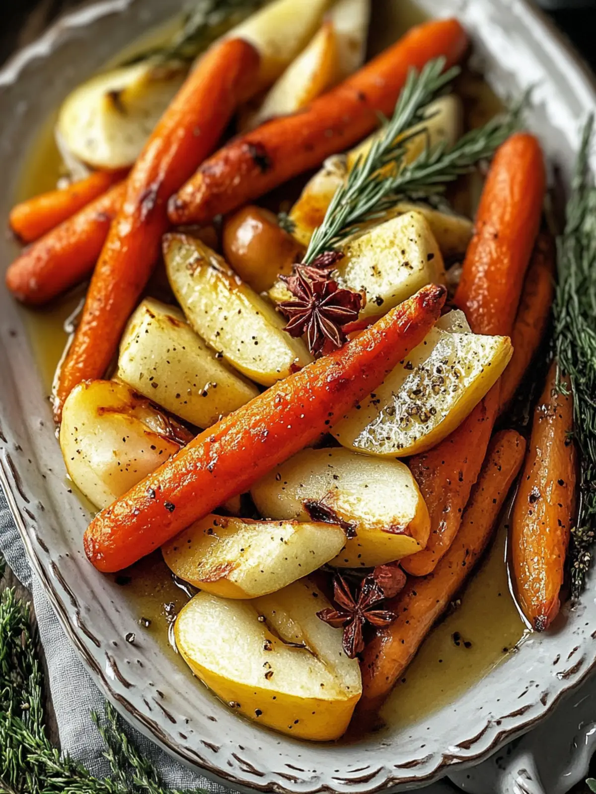 Autumn Bliss Maple Dijon Roasted Apples & Carrots Recipe 3 Autumn Bliss Maple Dijon Roasted Apples & Carrots