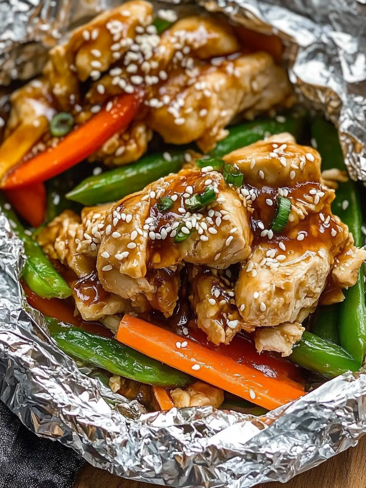 Savory Teriyaki Chicken Foil Packet Dinner Ready in 30 Minutes 2 Teriyaki Chicken Foil Packet Dinner
