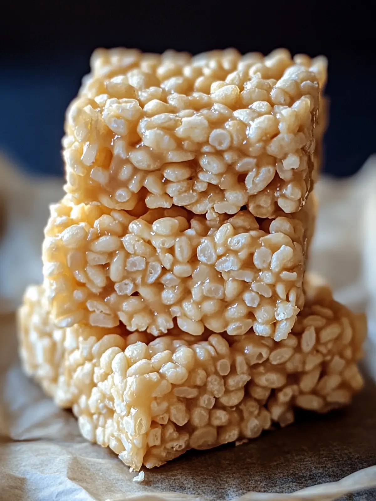 Gourmet Caramelized White Chocolate Rice Crispy Treats Delight 3 Caramelized White Chocolate Rice Crispy Treats