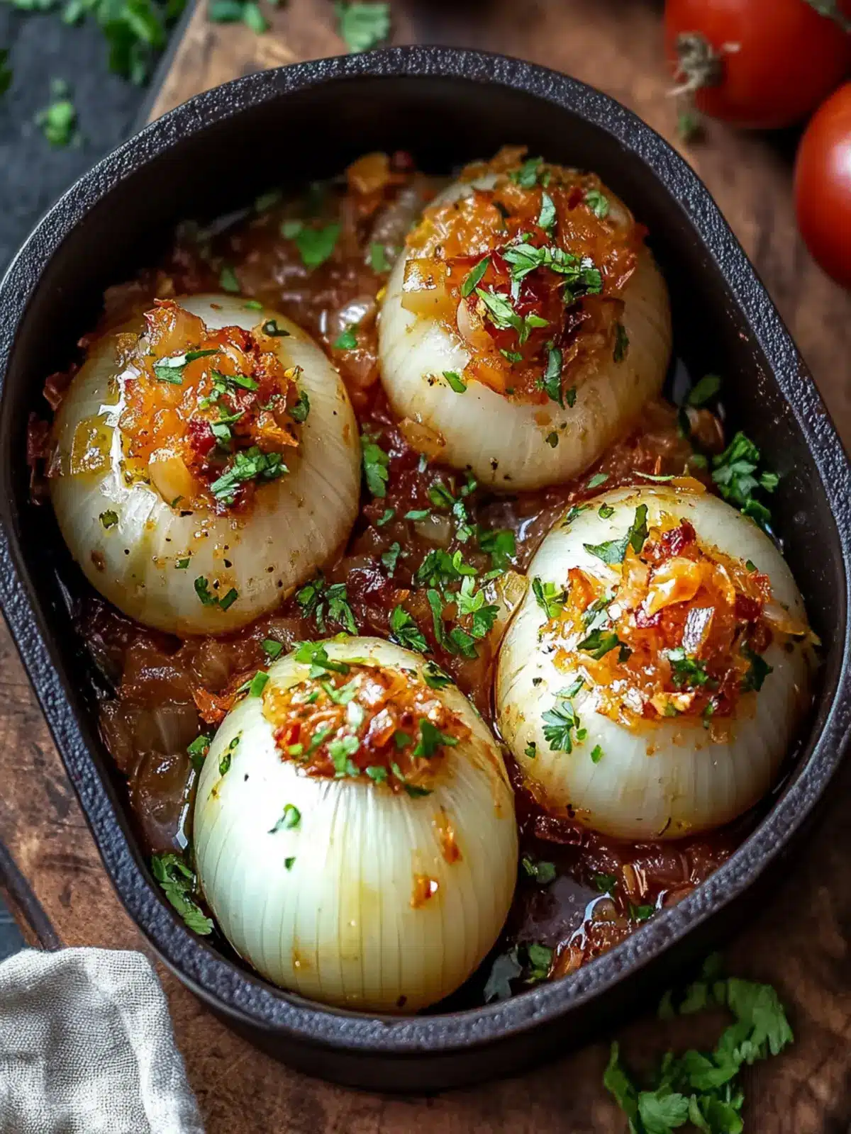 Middle Eastern Stuffed Onions: Savor This Vegan Comfort Food 5 Middle Eastern Stuffed Onions