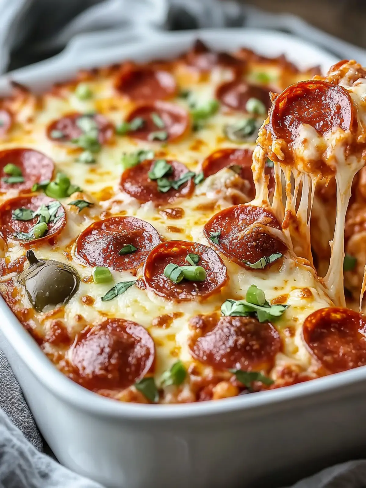 Delicious Low Carb Pizza Casserole You Can Make Tonight 3 Low Carb Pizza Casserole