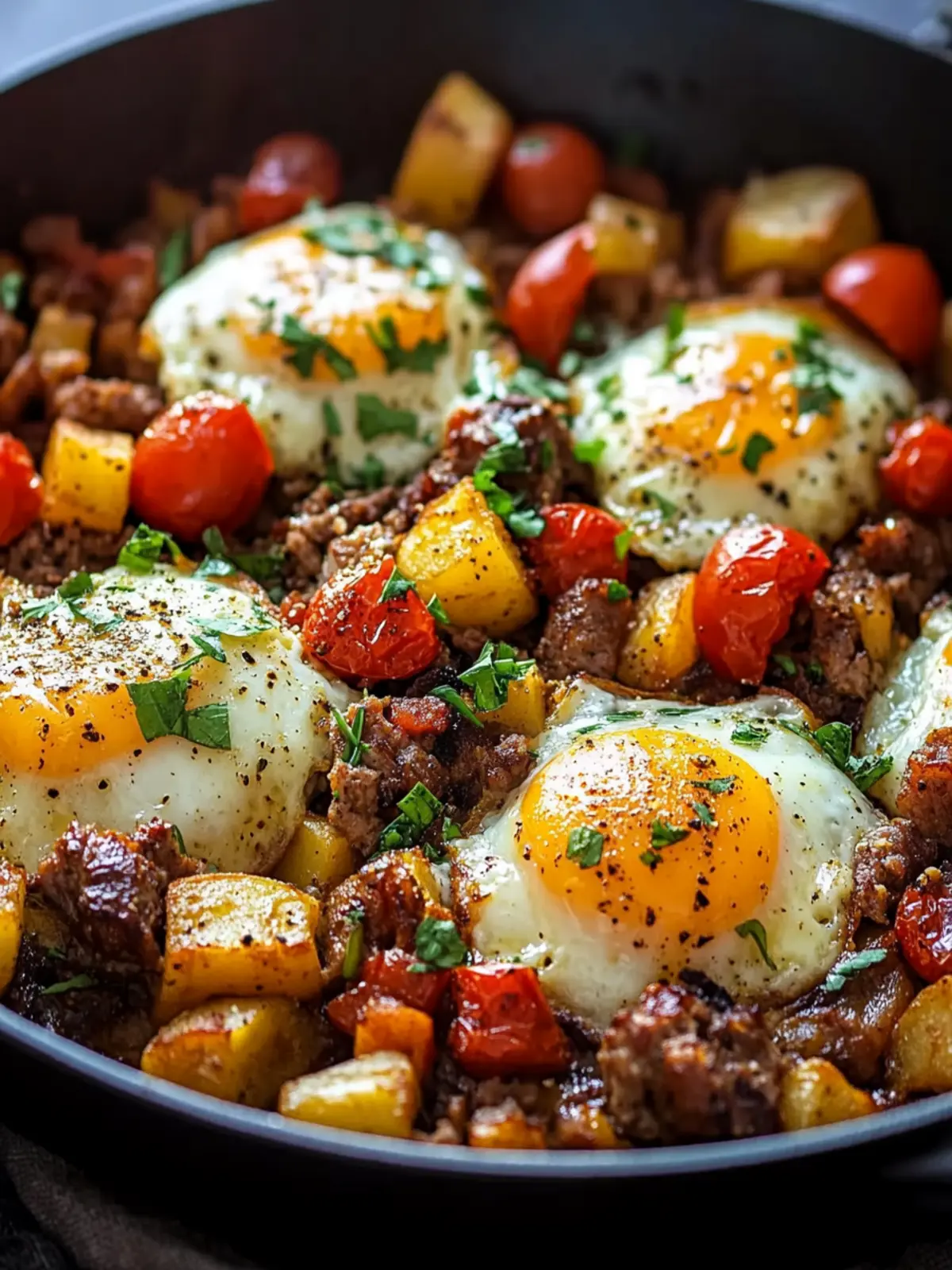 Satisfy Mornings with a Meat and Potatoes Breakfast Skillet 4 Meat and Potatoes Breakfast Skillet