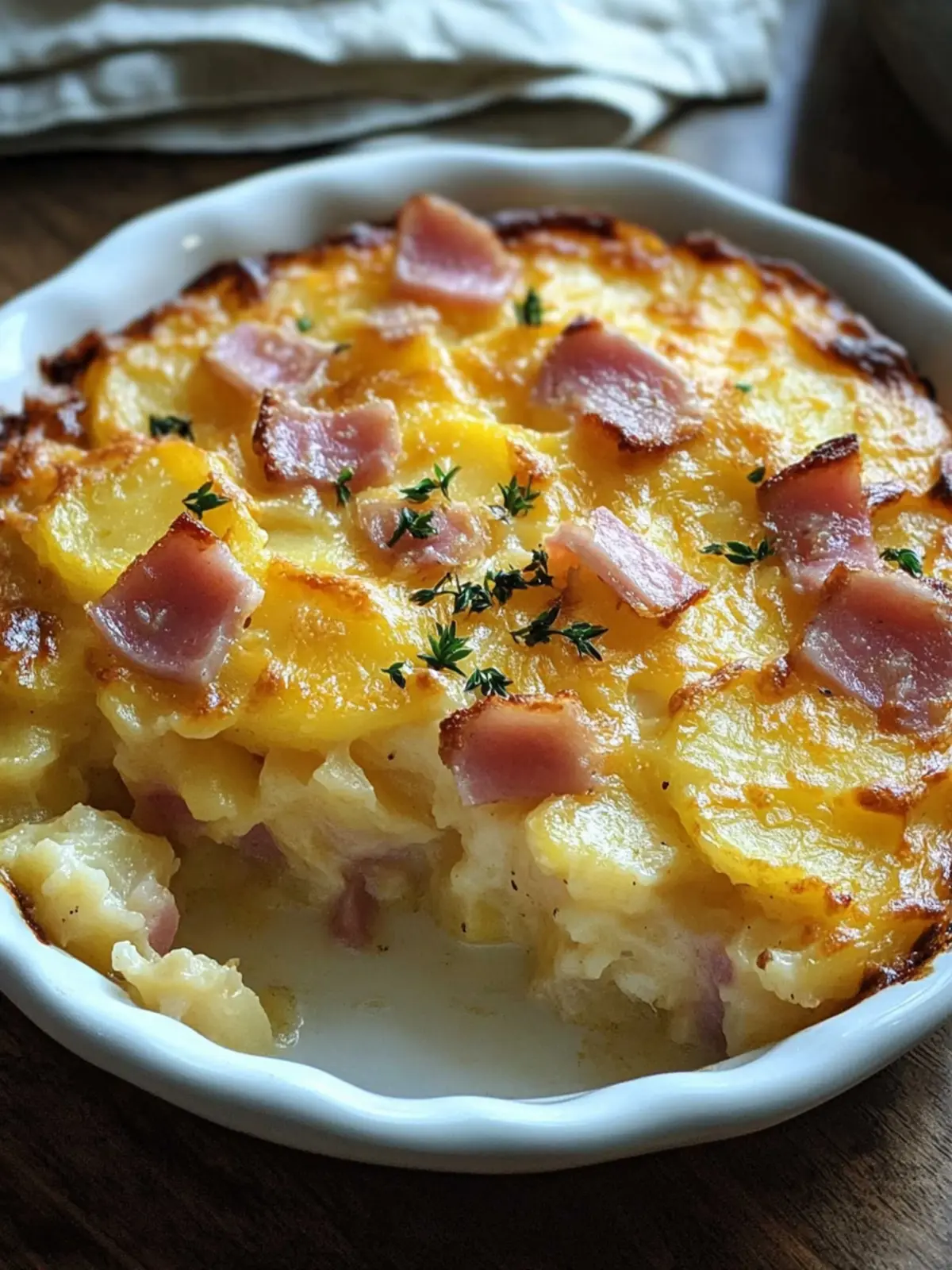 Amazing 1 Cheesy Scalloped Potatoes and Ham Casserole Delight 5 Amazing 1 cheesy scalloped potatoes and ham