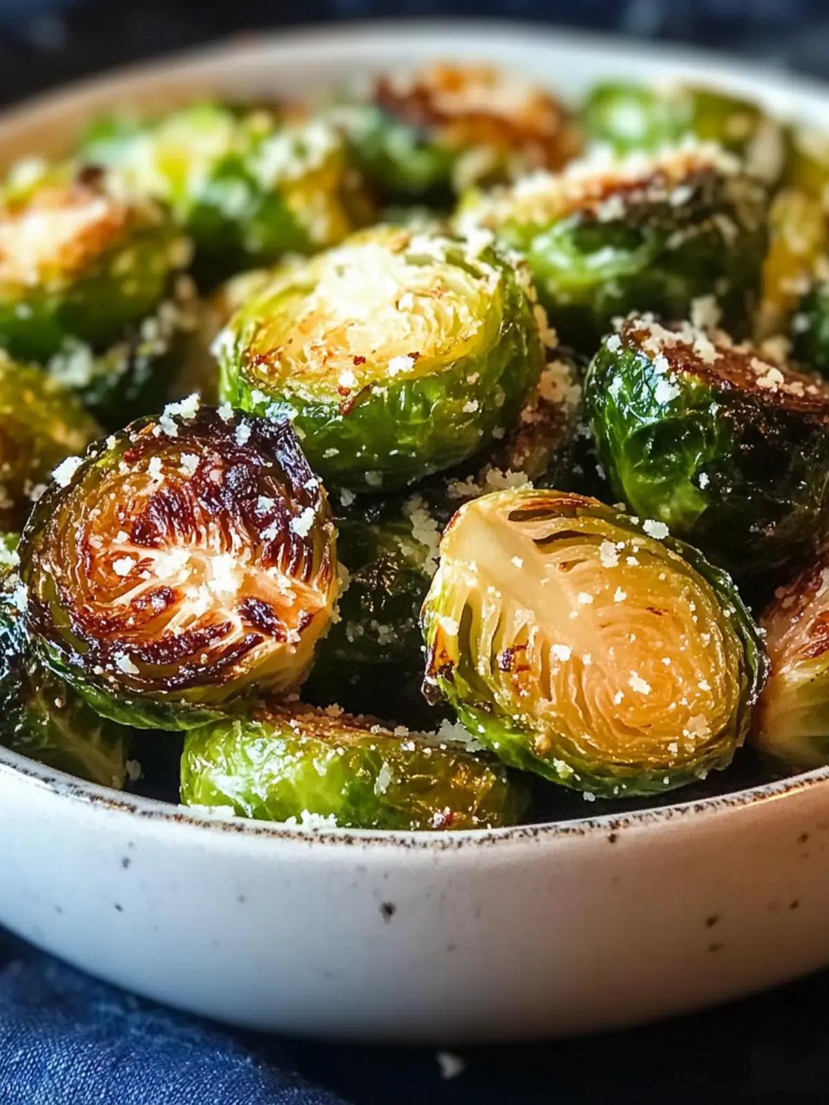 Crispy Parmesan Roasted Brussels Sprouts That'll Wow Your Family 4 Crispy Parmesan Roasted Brussels Sprouts