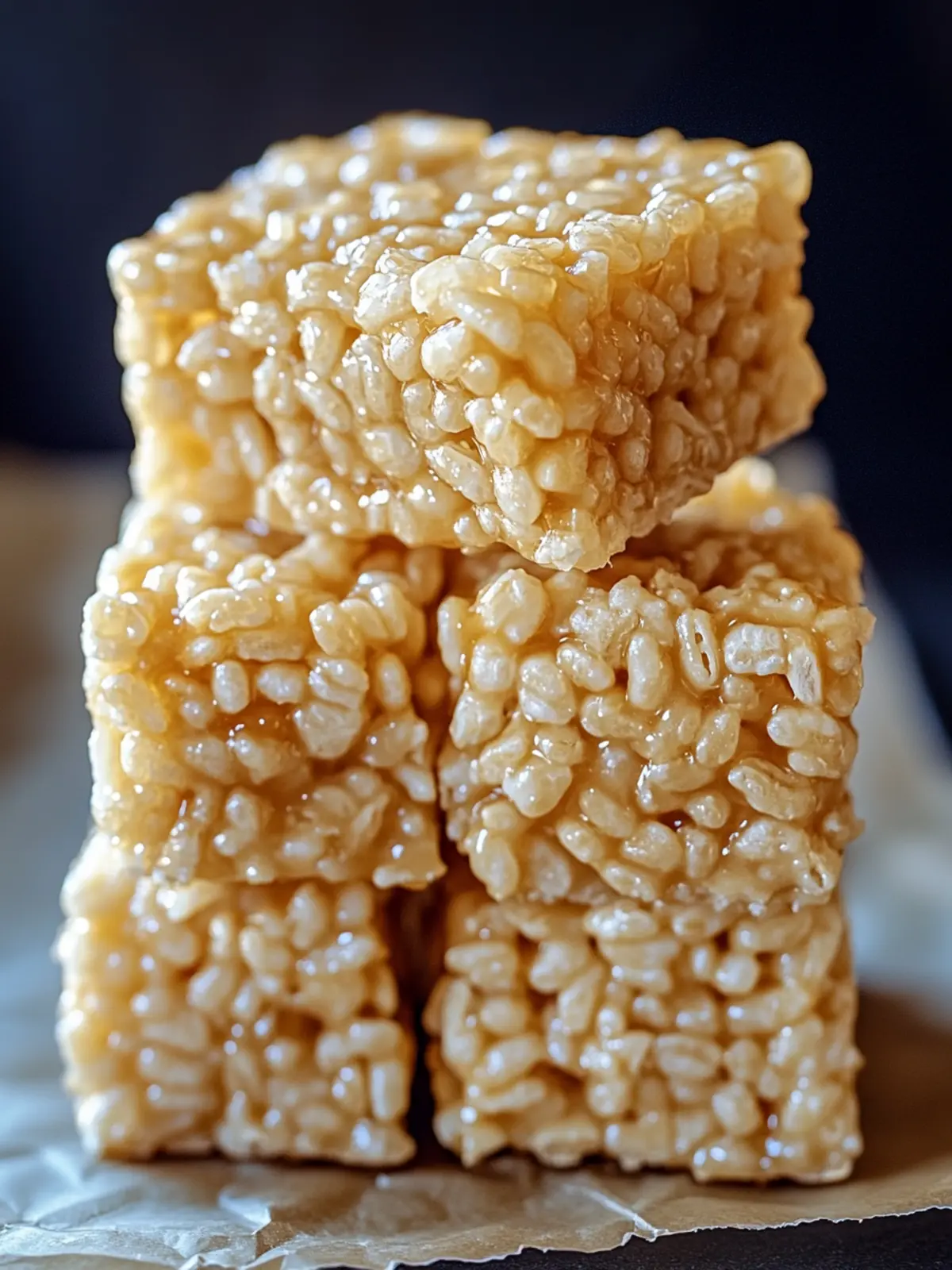 Gourmet Caramelized White Chocolate Rice Crispy Treats Delight 4 Caramelized White Chocolate Rice Crispy Treats