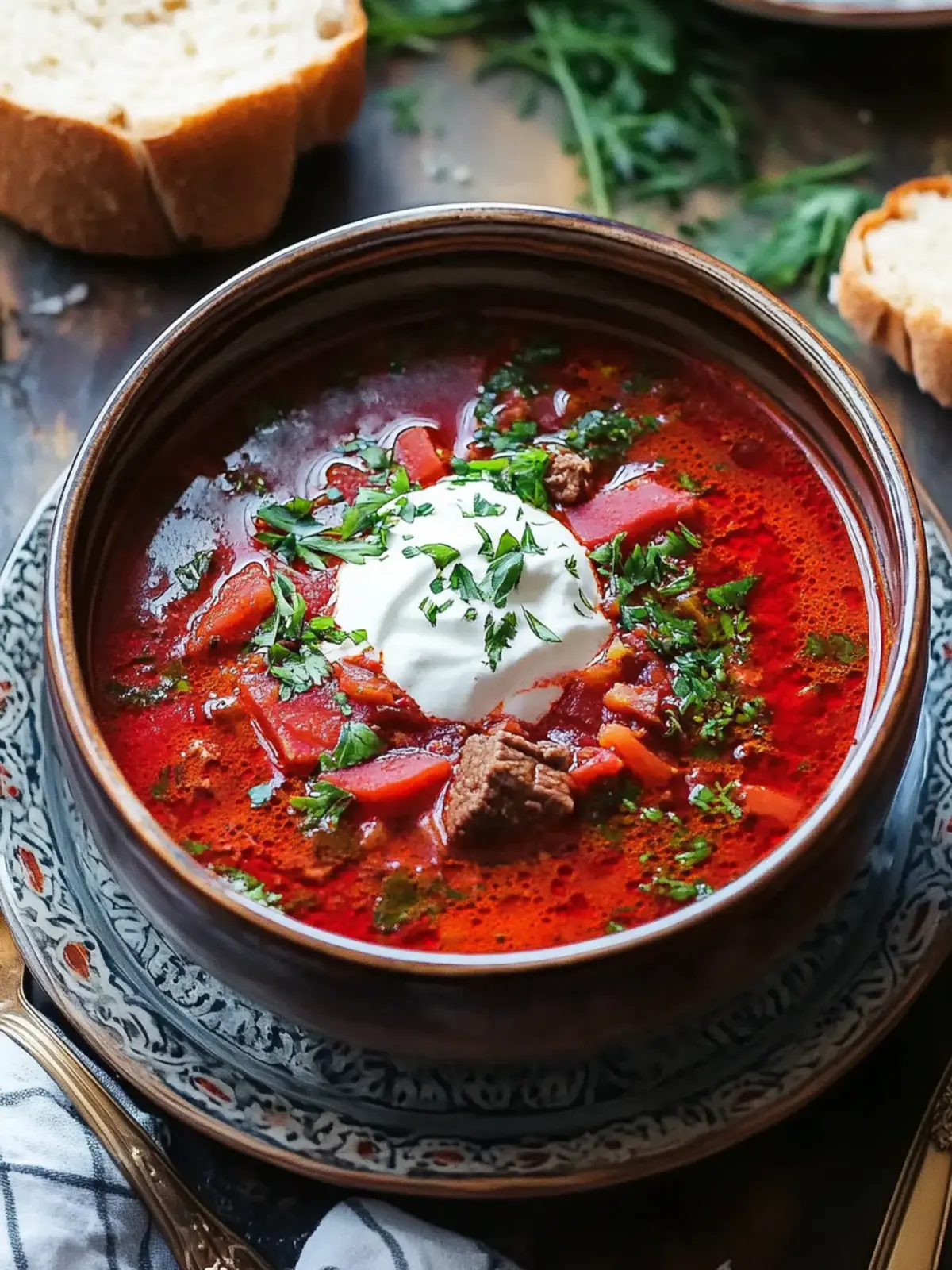 Warm Up with Hearty Borscht Soup with Beef for Cozy Nights 4 Borscht Soup with Beef