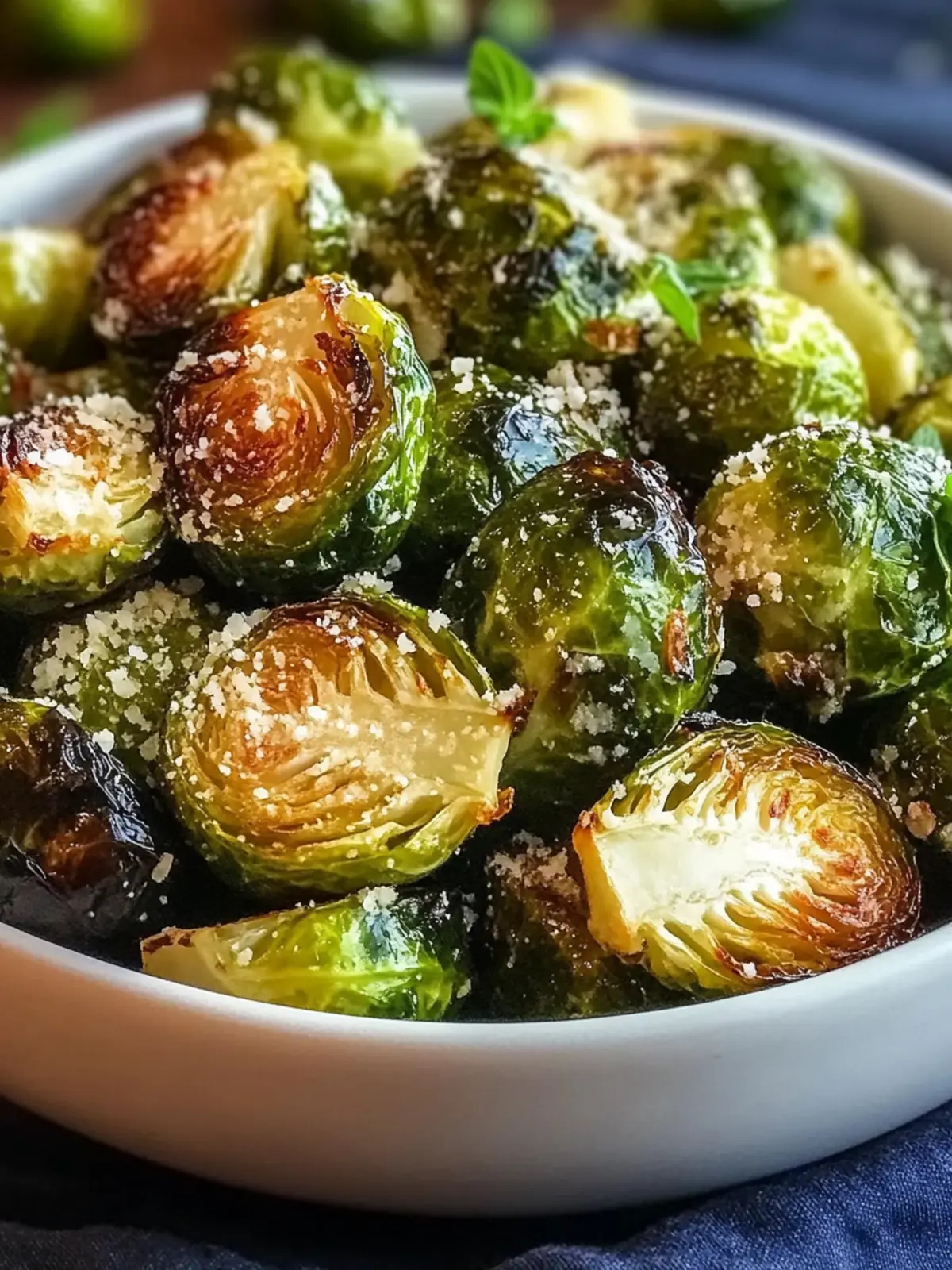 Crispy Parmesan Roasted Brussels Sprouts That'll Wow Your Family 3 Crispy Parmesan Roasted Brussels Sprouts