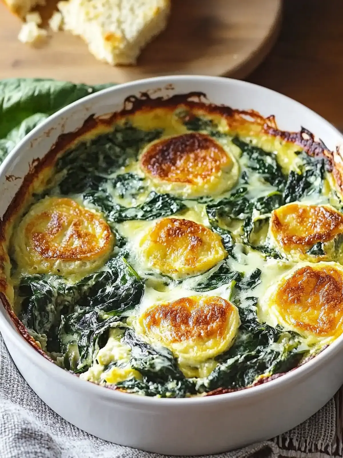 Savory Spinach Florentine Breakfast Casserole for Brunch Bliss 3 Spinach Florentine Breakfast Casserole