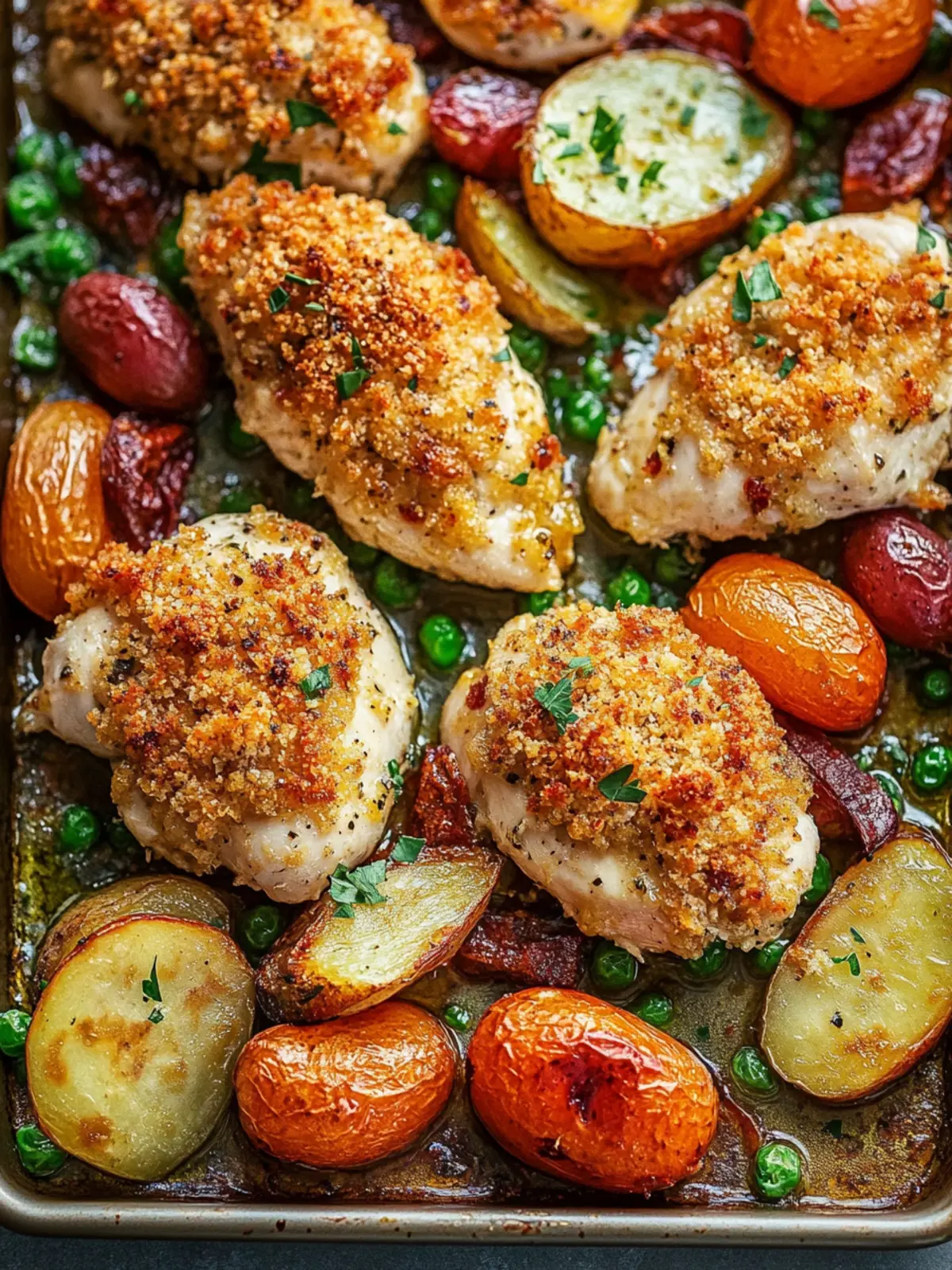 Parmesan Crusted Chicken Sheet Pan Dinner Your New Family Favorite 3 Parmesan Crusted Chicken Sheet Pan Dinner