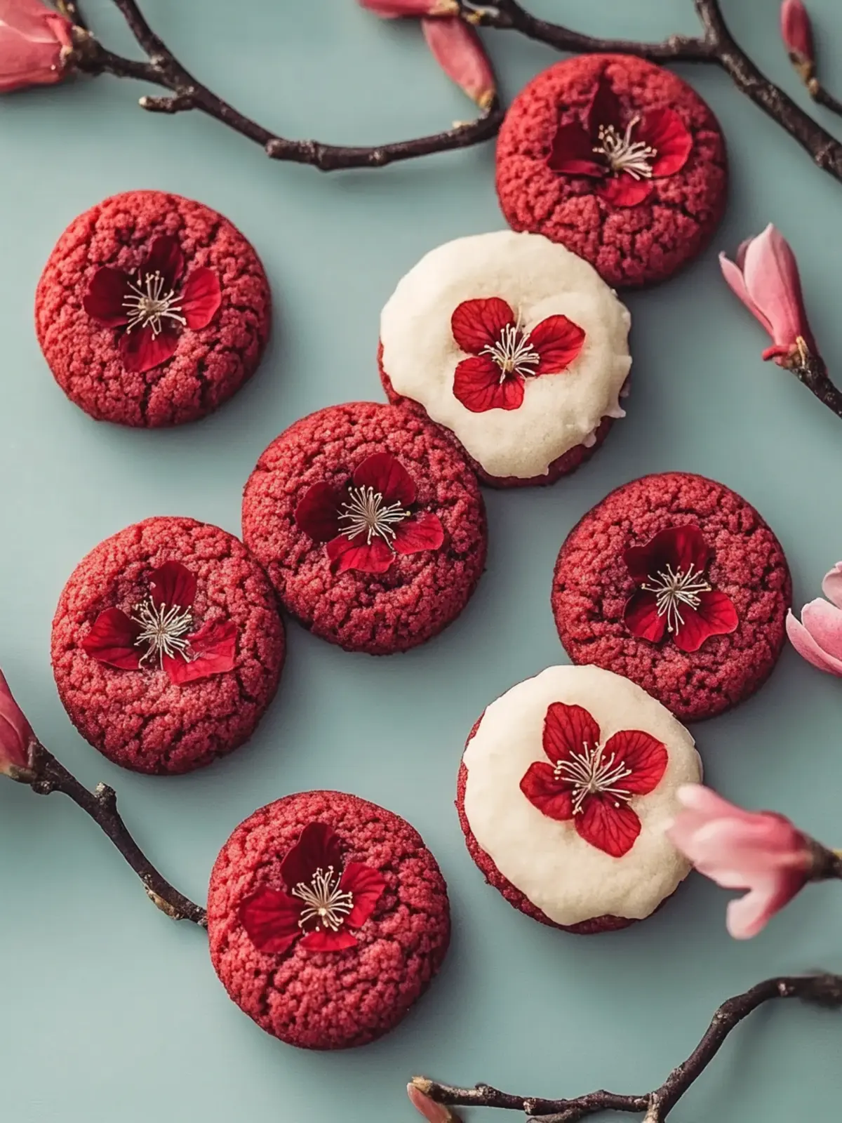 Red Velvet Blossom Cookies: Easy, Chewy Joy for Every Celebration 4 Red Velvet Blossom Cookies