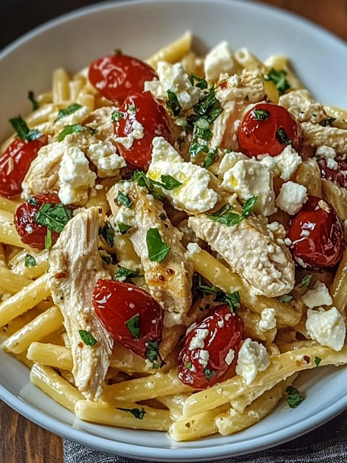 Chicken Feta Greek Pasta: Quick, Healthy Mediterranean Delight 4 Chicken Feta Greek Pasta